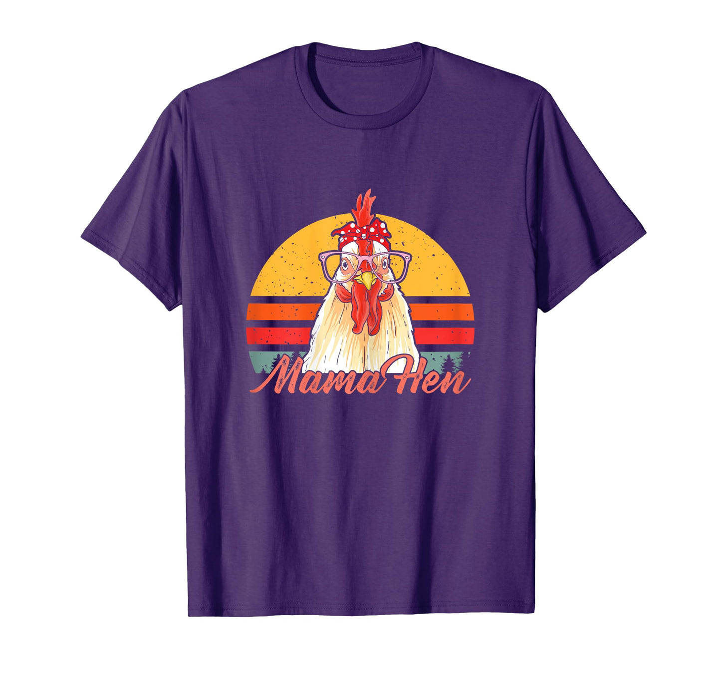 Mama Hen Chicken Mom Crazy Chicken Lady Lover Farmer Saying T-Shirt