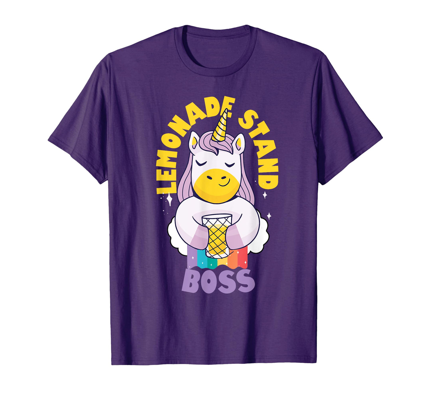 Lemonade Stand Boss Entrepreneur Kids - Unicorn T-Shirt