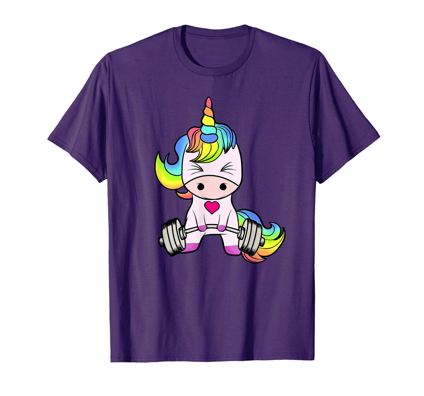 Unicorn Gym T-Shirt, Unicorn Weightlifting Shirt T-Shirt