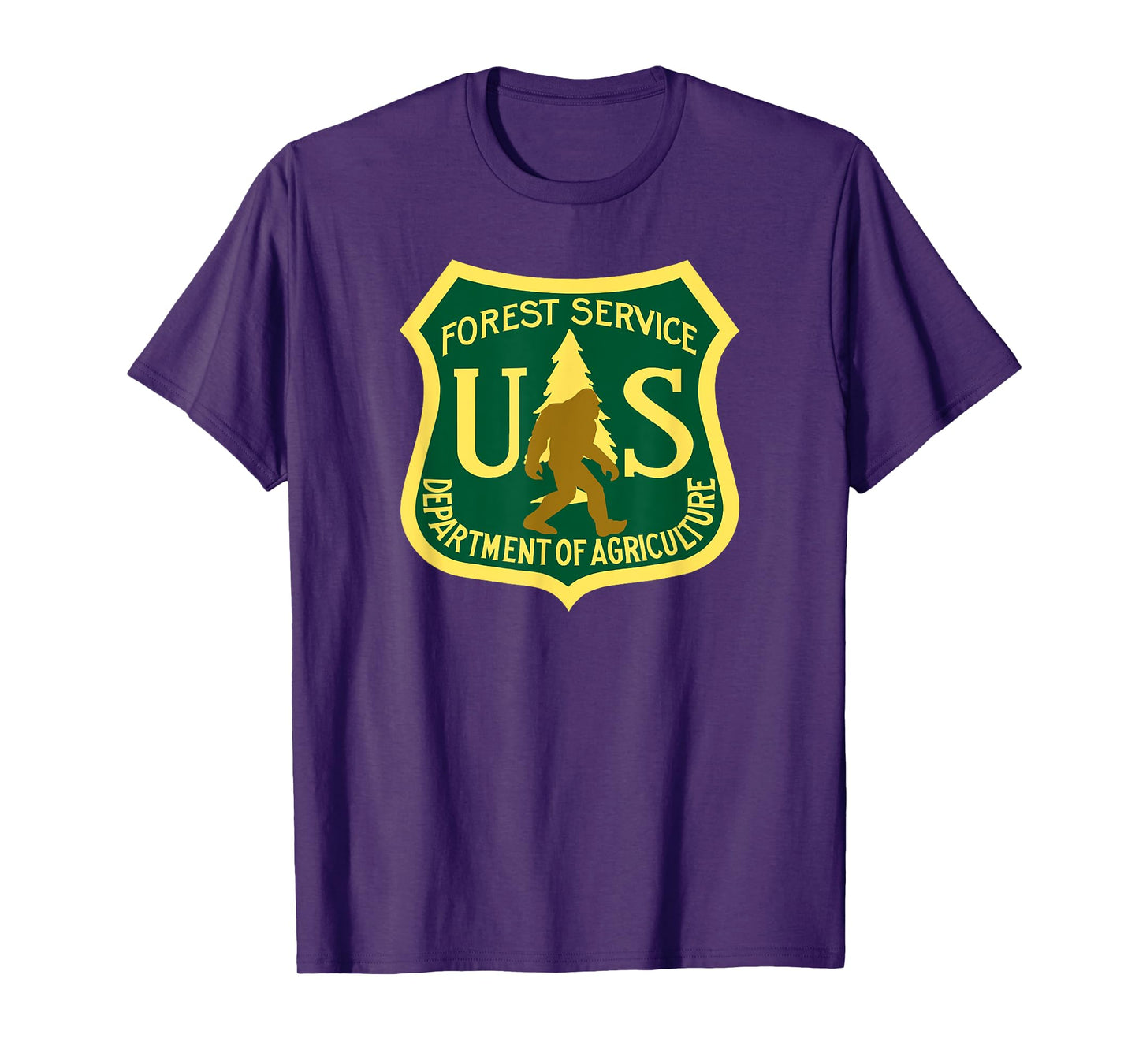 Bigfoot, Sasquatch, Yeti, USFS, Funny, T-Shirt