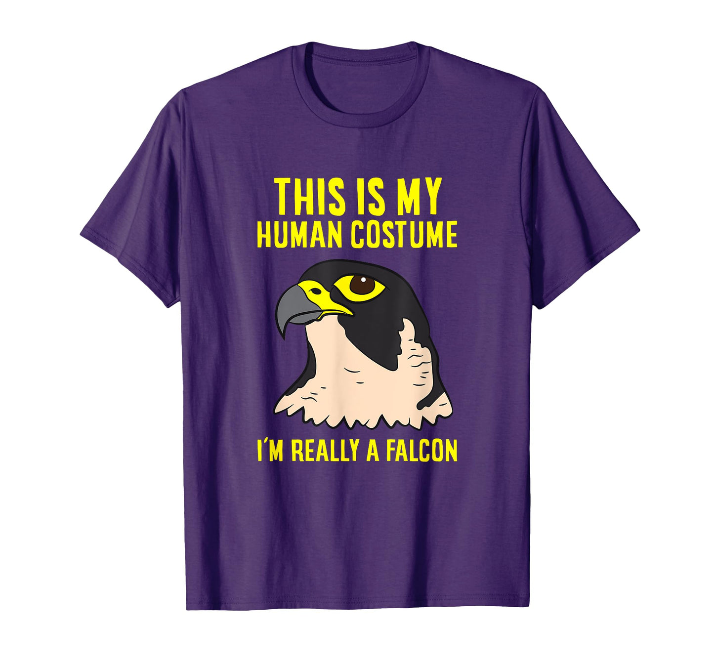 This Is My Human Costume I'm Really A Falcon Bird T-Shirt