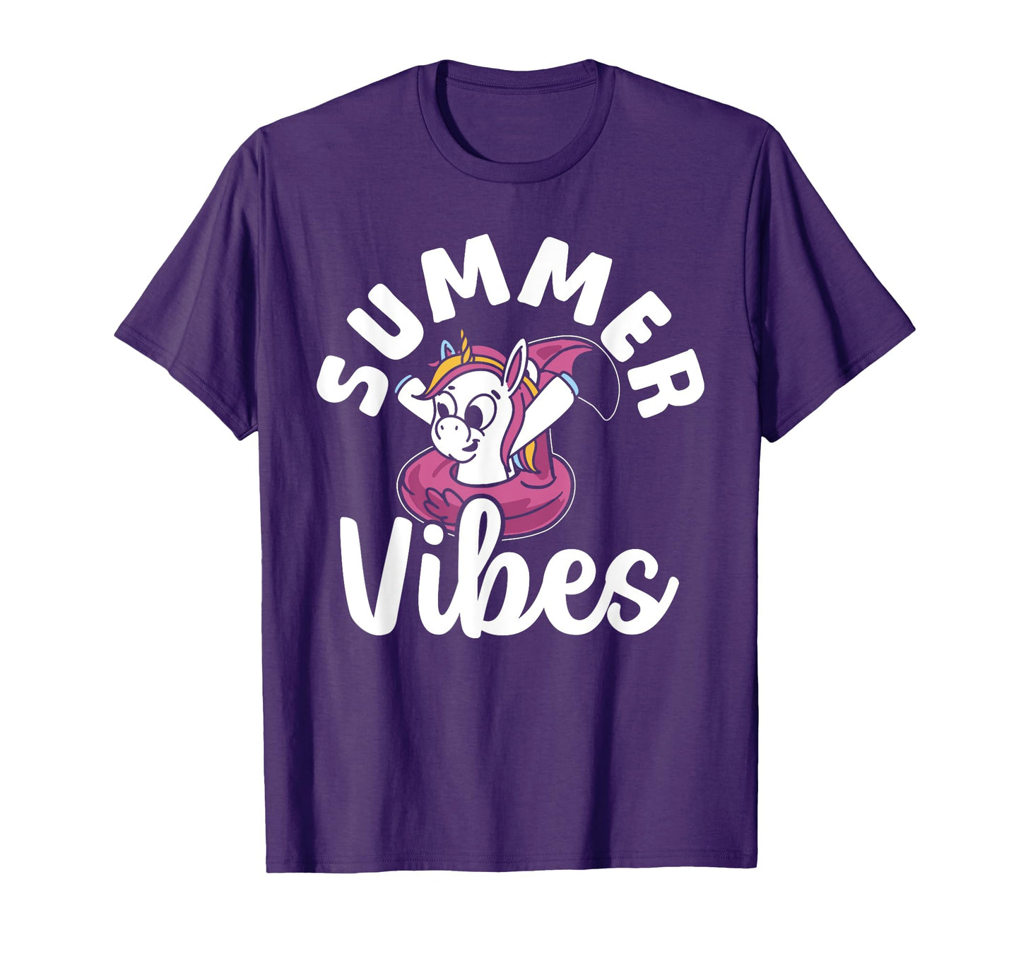 Pool Girl Unicorn Kids Summer Vibes Women Swimming Pool T-Shirt