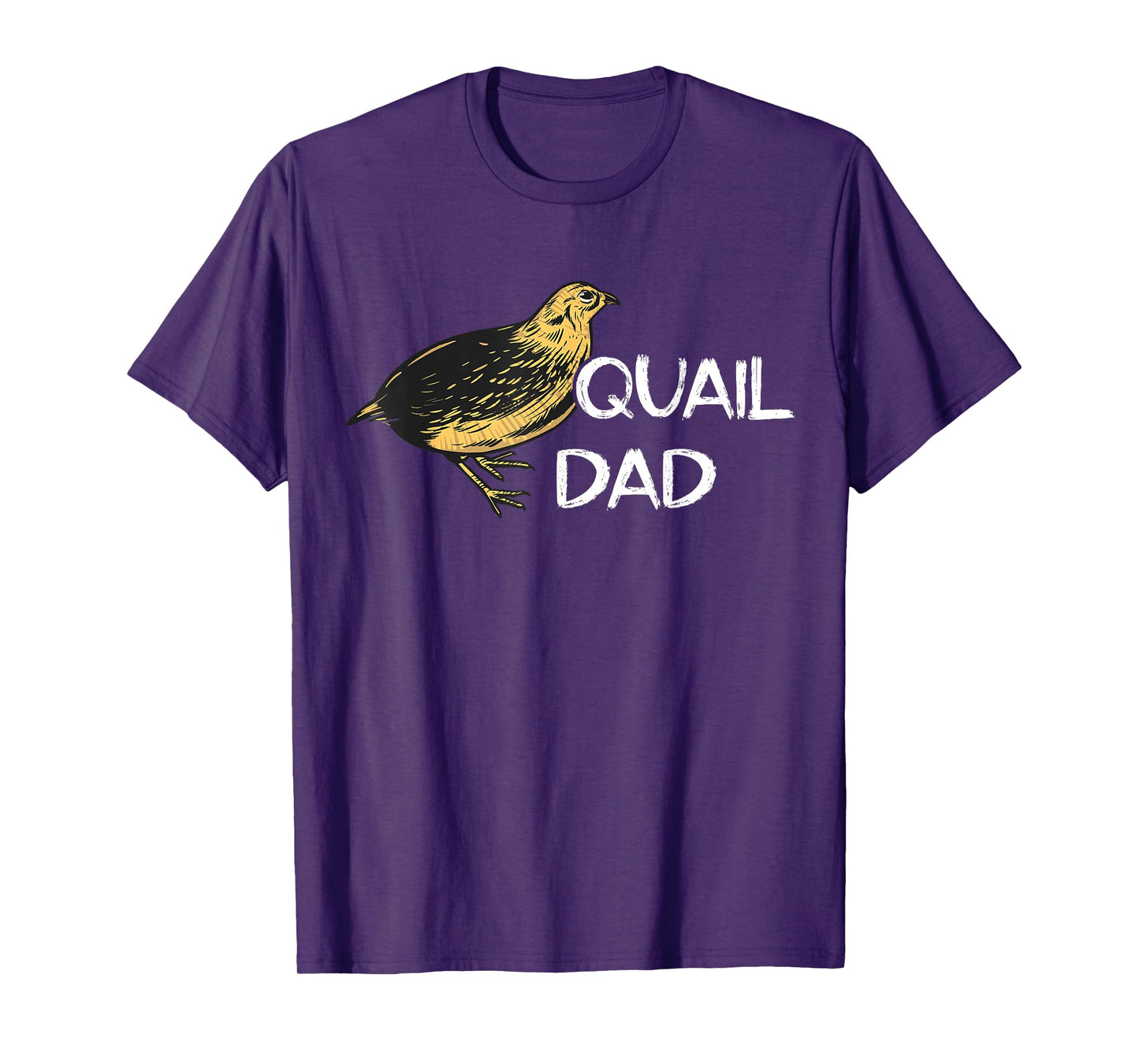 Quail Bird Father Quail Bird Study Dwarf Quail Dad T-Shirt