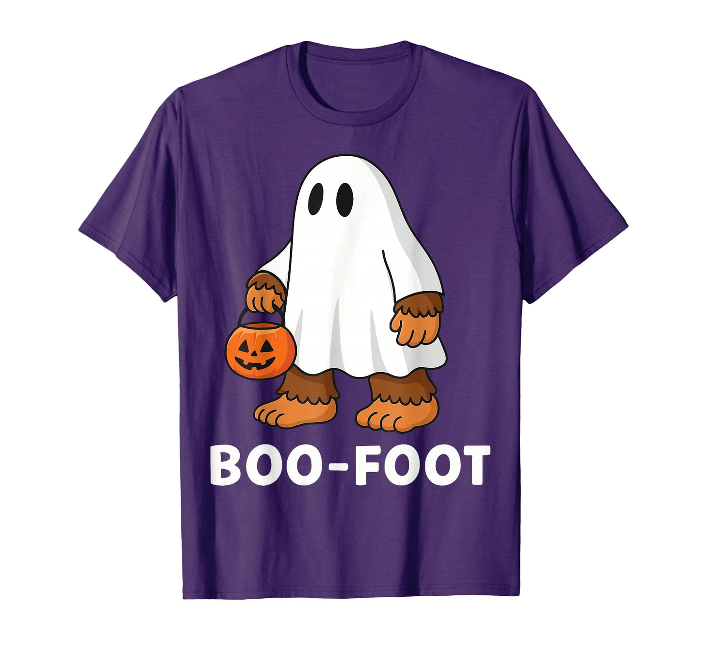 Boo-Foot Spooky Bigfoot Halloween T-Shirt