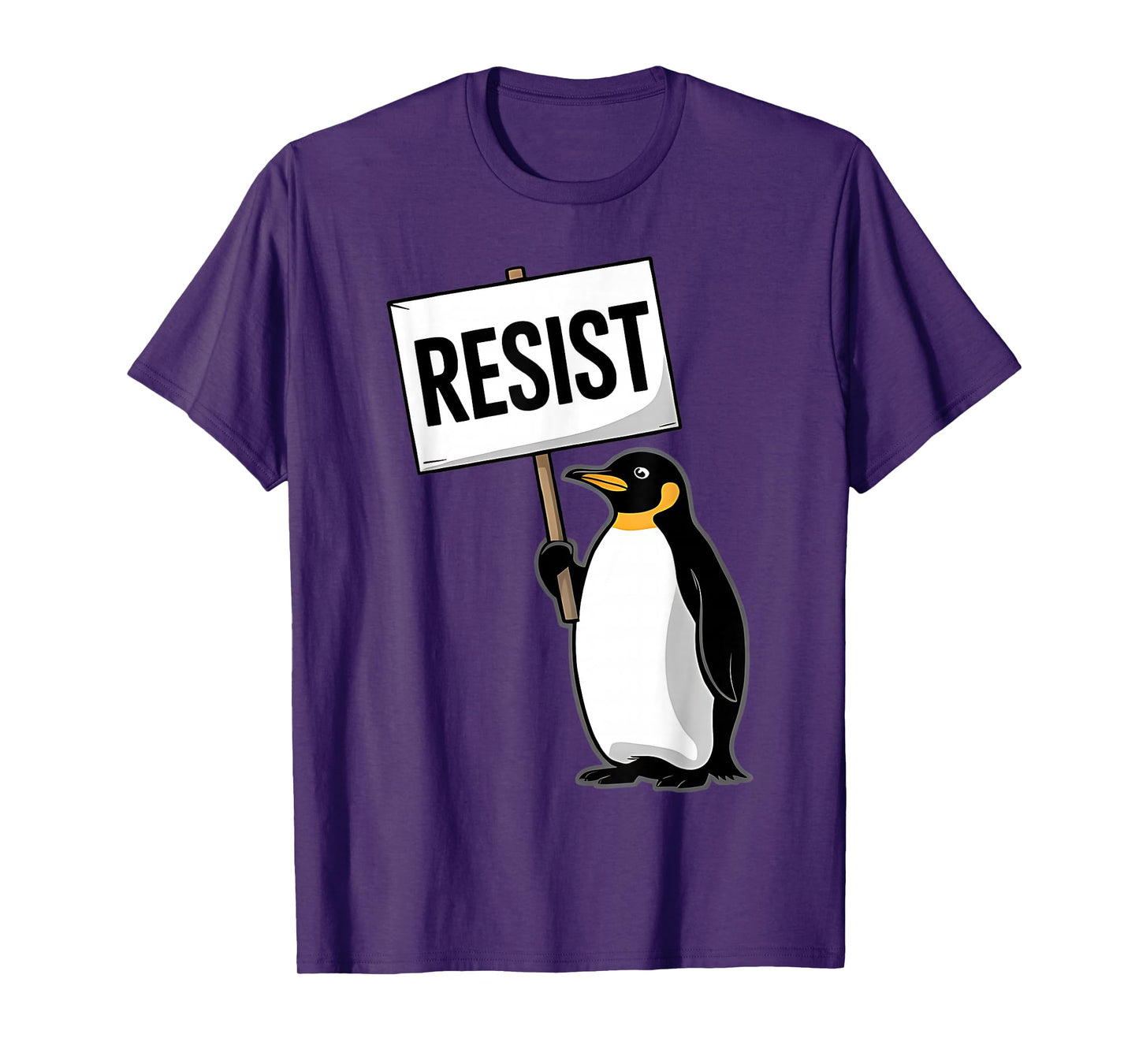 Penguins Against Tariff Funny Penguin No Tariffs Resist T-Shirt