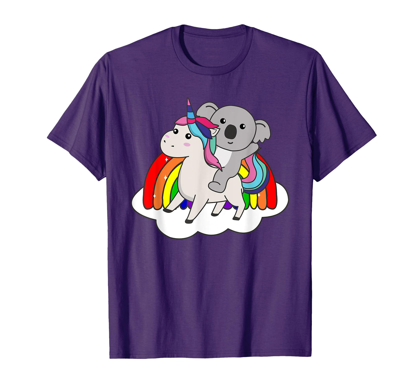 Koala On Unicorn Rainbow Animals Cute Koalas Unicorns T-Shirt