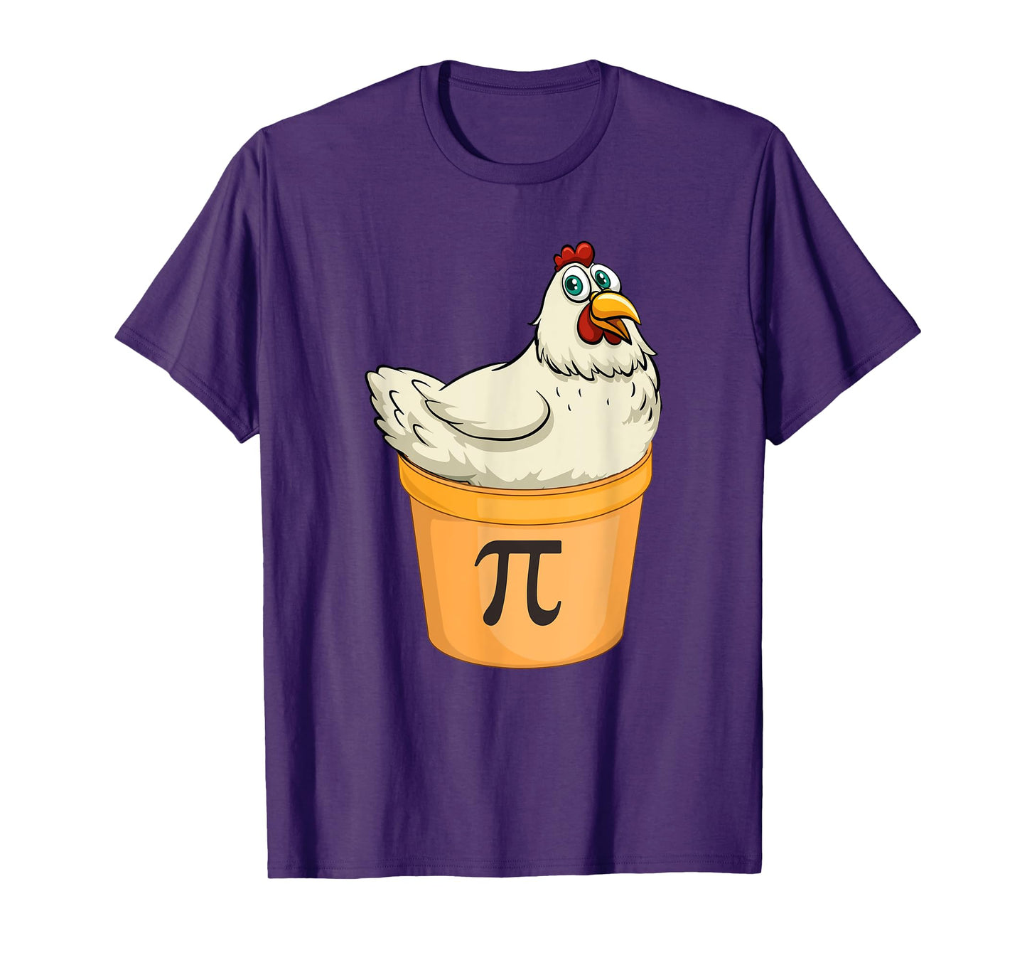 Chicken Pot Pie Funny Math pun Chicken Pot Pi T-Shirt