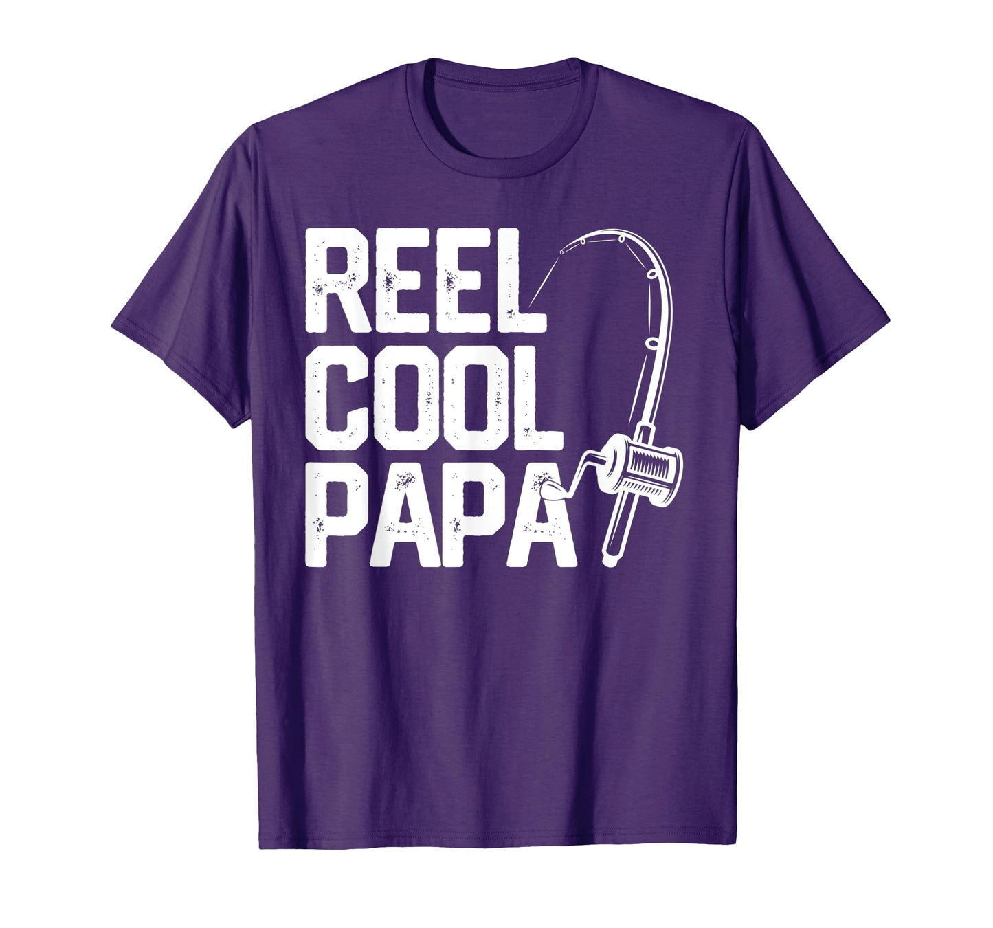 Mens Reel Cool Papa Funny Father's Day Gift Fishing Grandpa Dad T-Shirt
