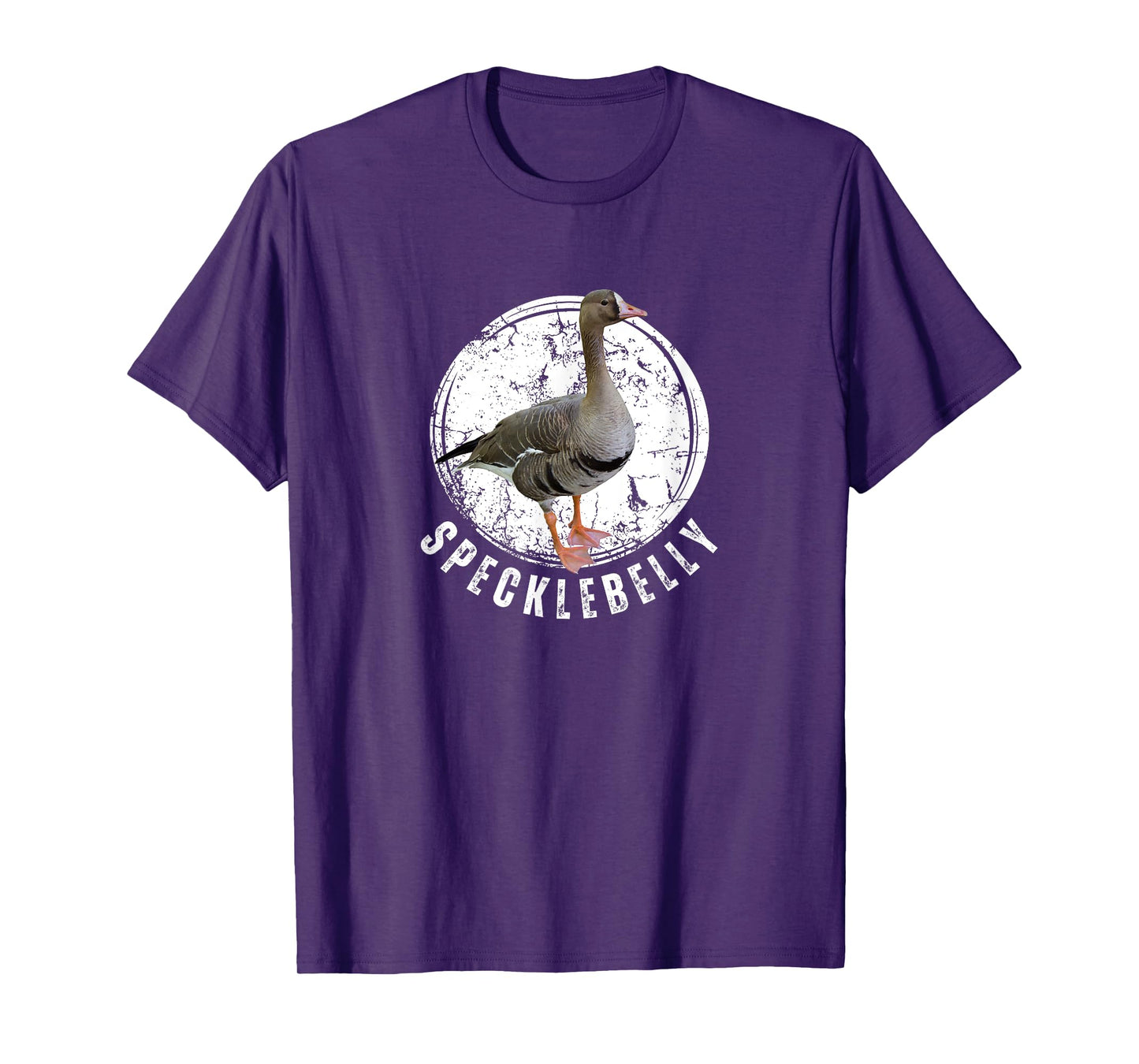 Specklebelly Goose Shirt Goose Hunting Speck White Front T-Shirt