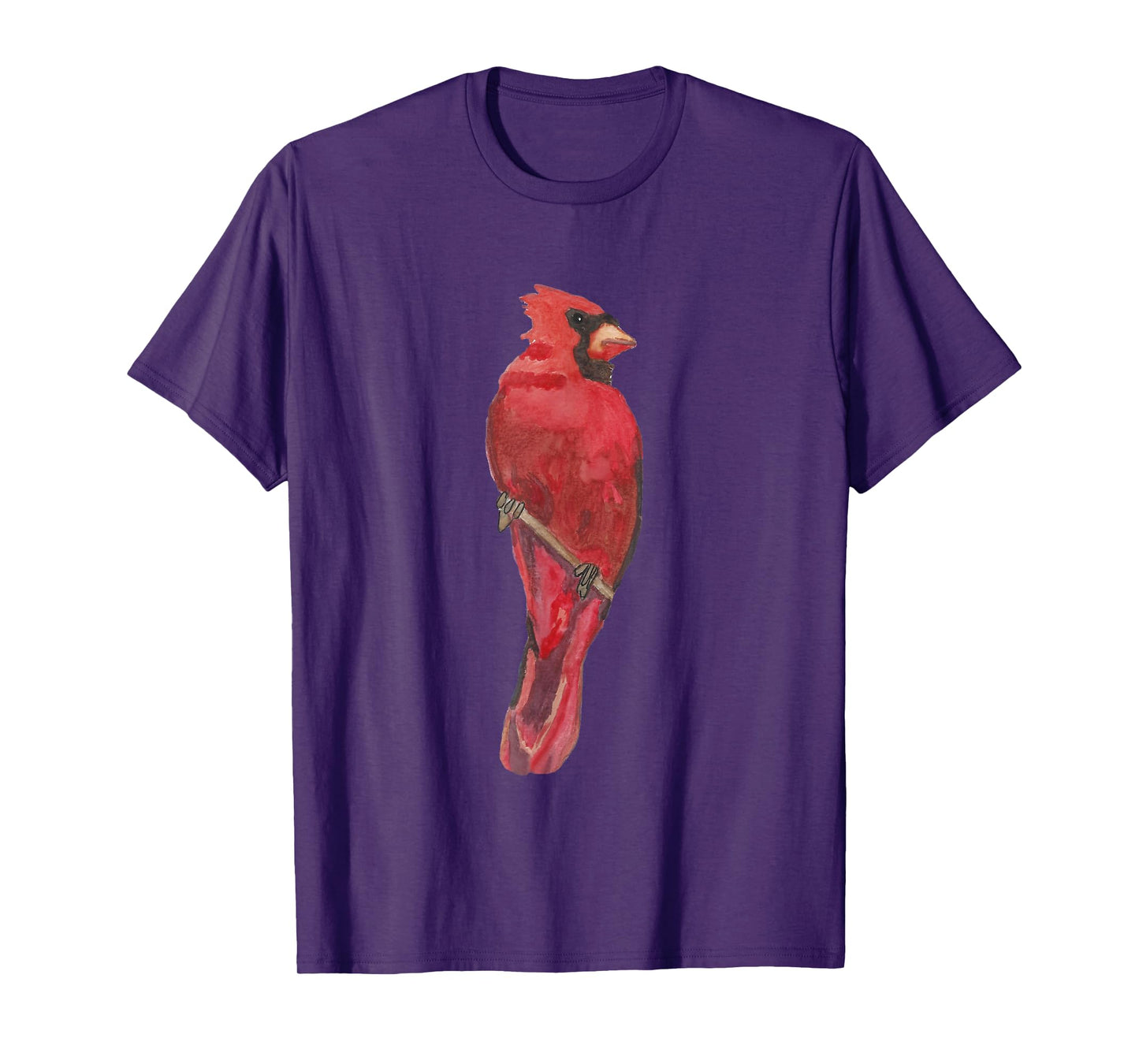 Red Watercolor Cardinal T-Shirt