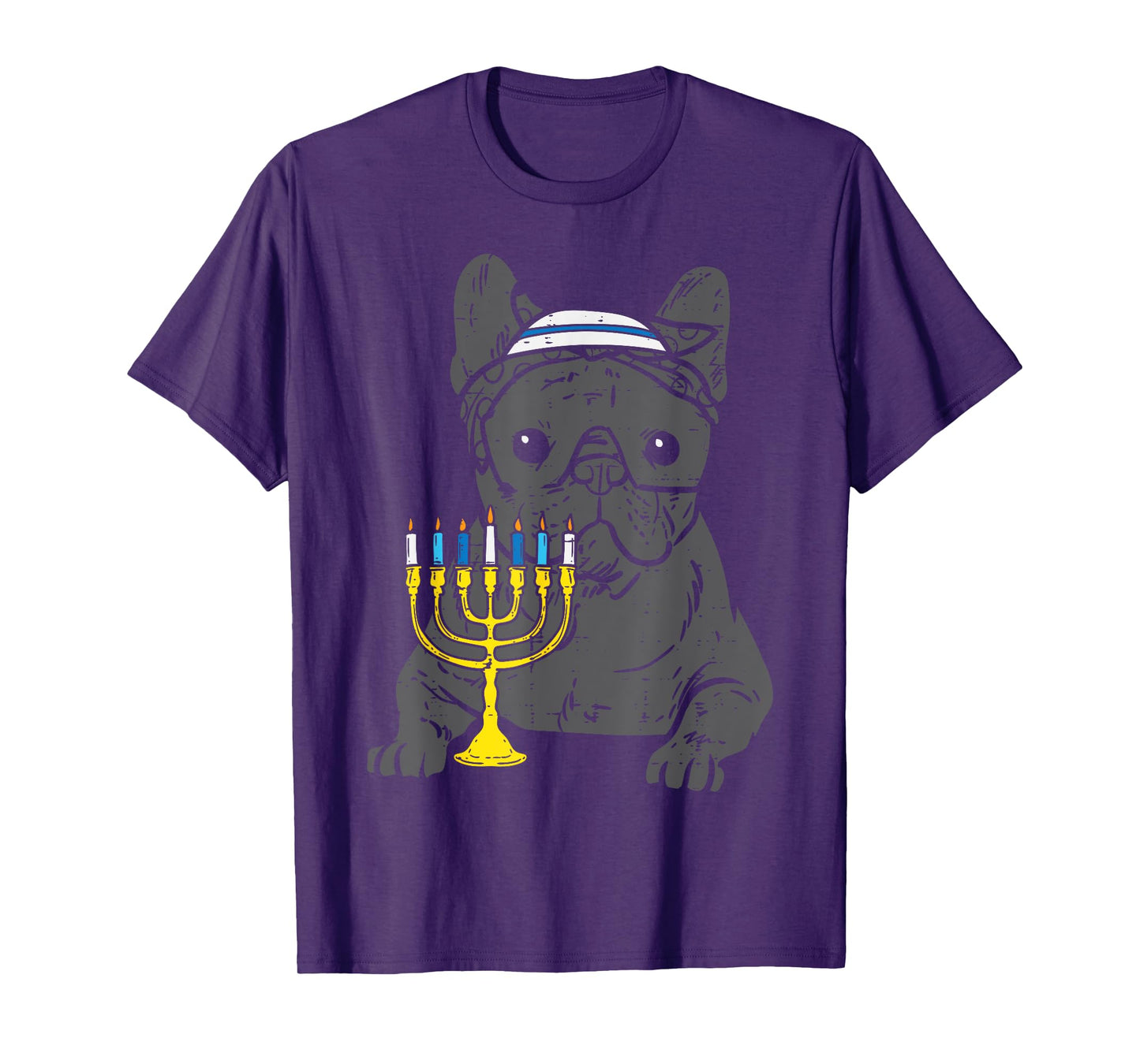 Jew French Bulldog Dog Hanukkah Pajamas Chanukah PJs Women T-Shirt
