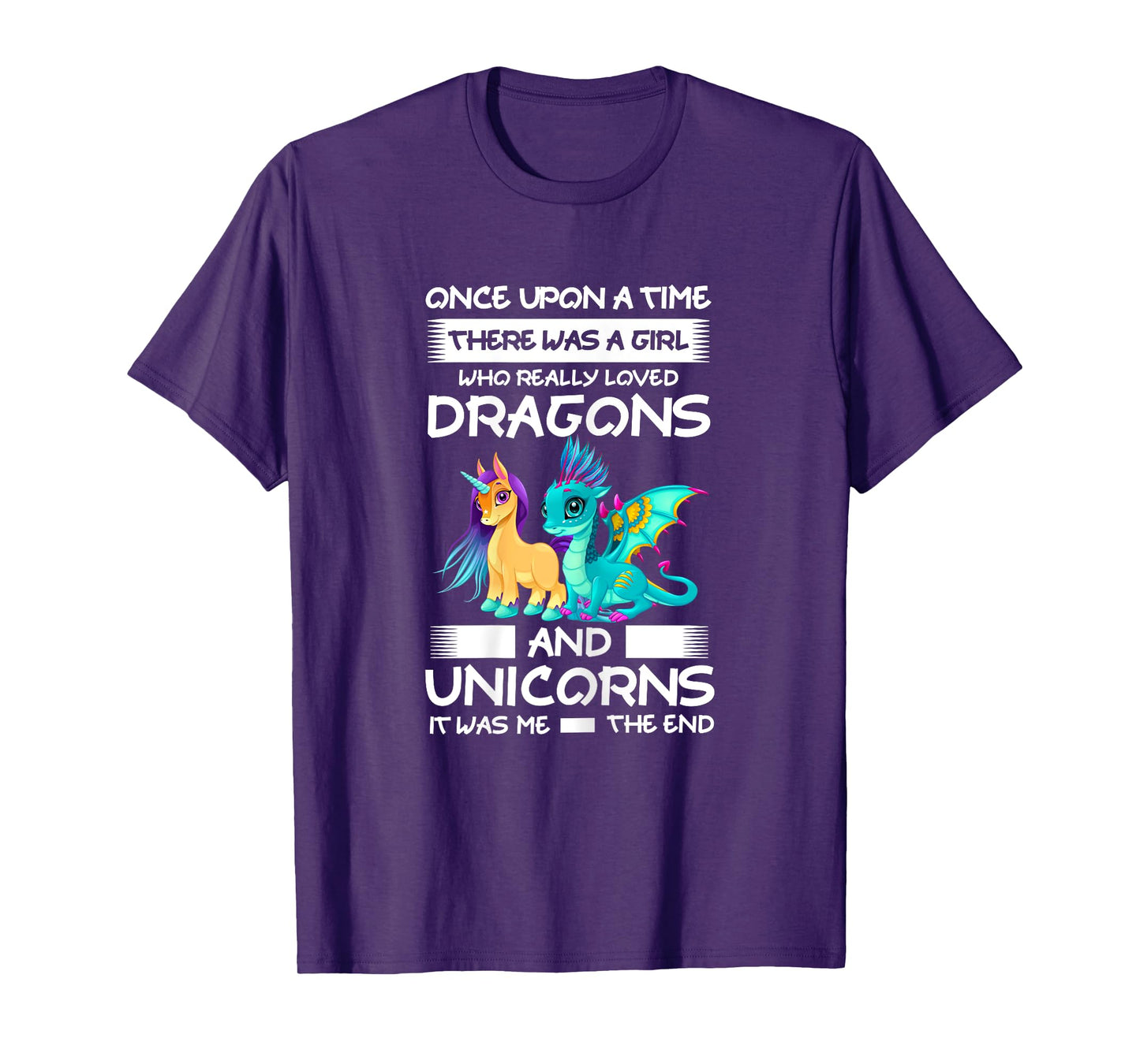 Girl Who Loved Dragons and Unicorns Unicorns T-Shirt