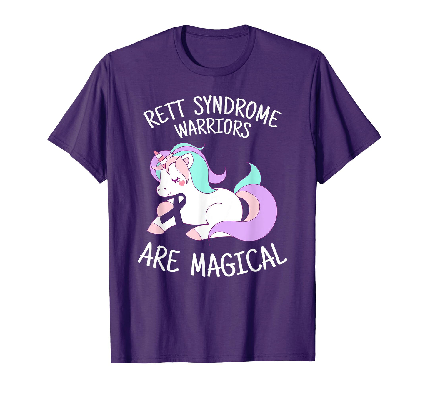 Unicorn Rett Syndrome Awareness Gift, Rett Syndrome Warrior T-Shirt