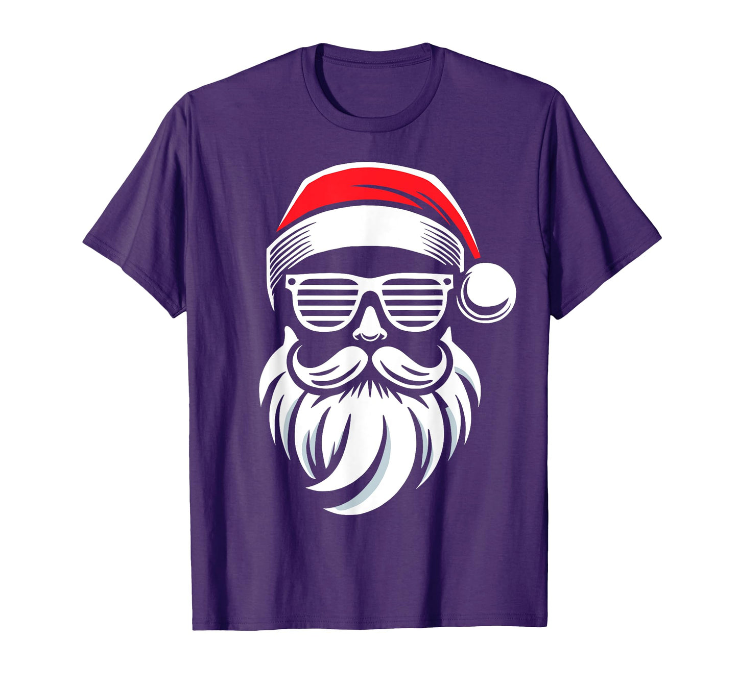 Santa claus with sunglasses and beard for christmas family T-Shirt