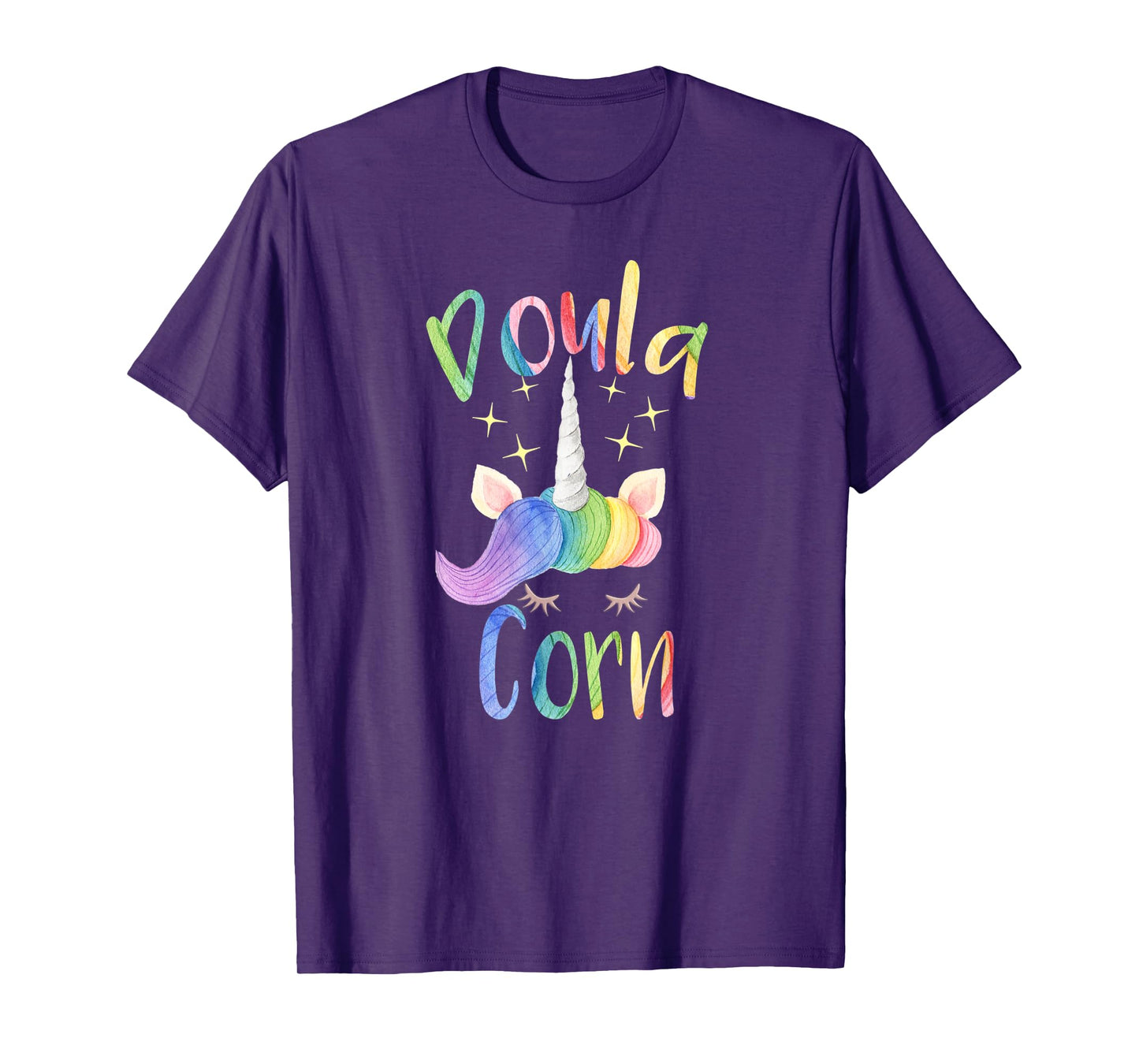 Doula Corn Unicorn Funny T-Shirt