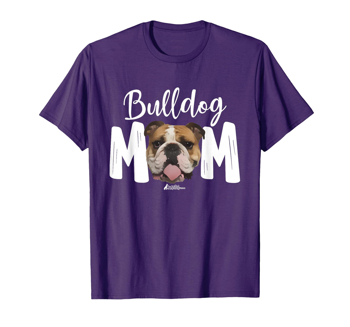 Cute English Bulldog Mom Top Funny Dog Walking For Women T-Shirt