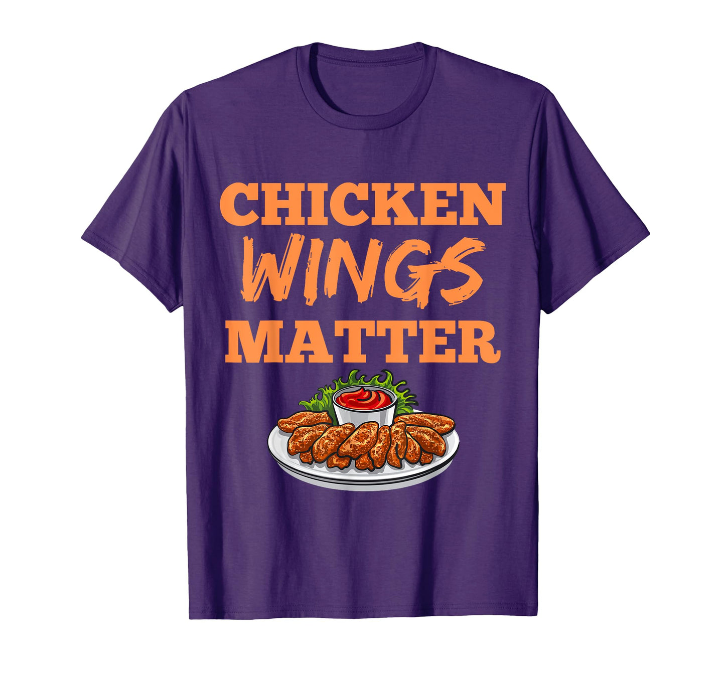 Funny Chicken Wings Eating Festival Fast Food Love Adult T-Shirt