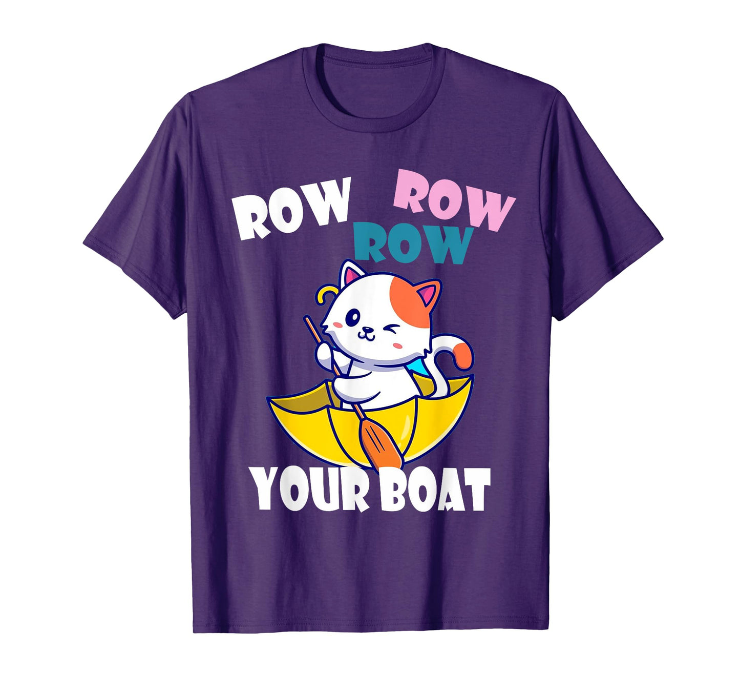 Row Row Row Your Boat Cute Unicorn Funny Kids T-Shirt