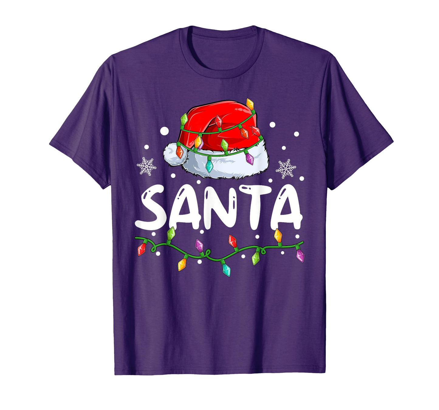 Im So Good Santa Come Twice Christmas Lights Santa Couples T-Shirt