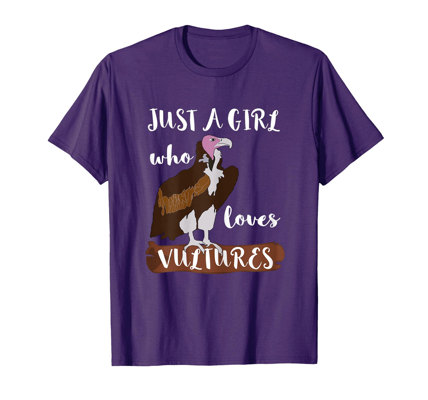 Just A Girl Who Loves Vultures Carrion Scavenger Bird TShirt T-Shirt