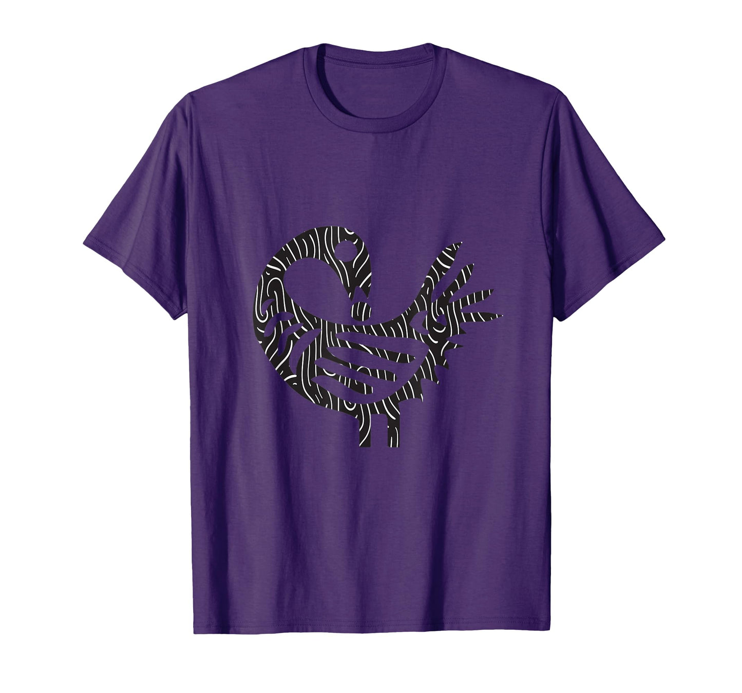 Sankofa Black Pattern Afrocentric Adinkra Symbol T-Shirt