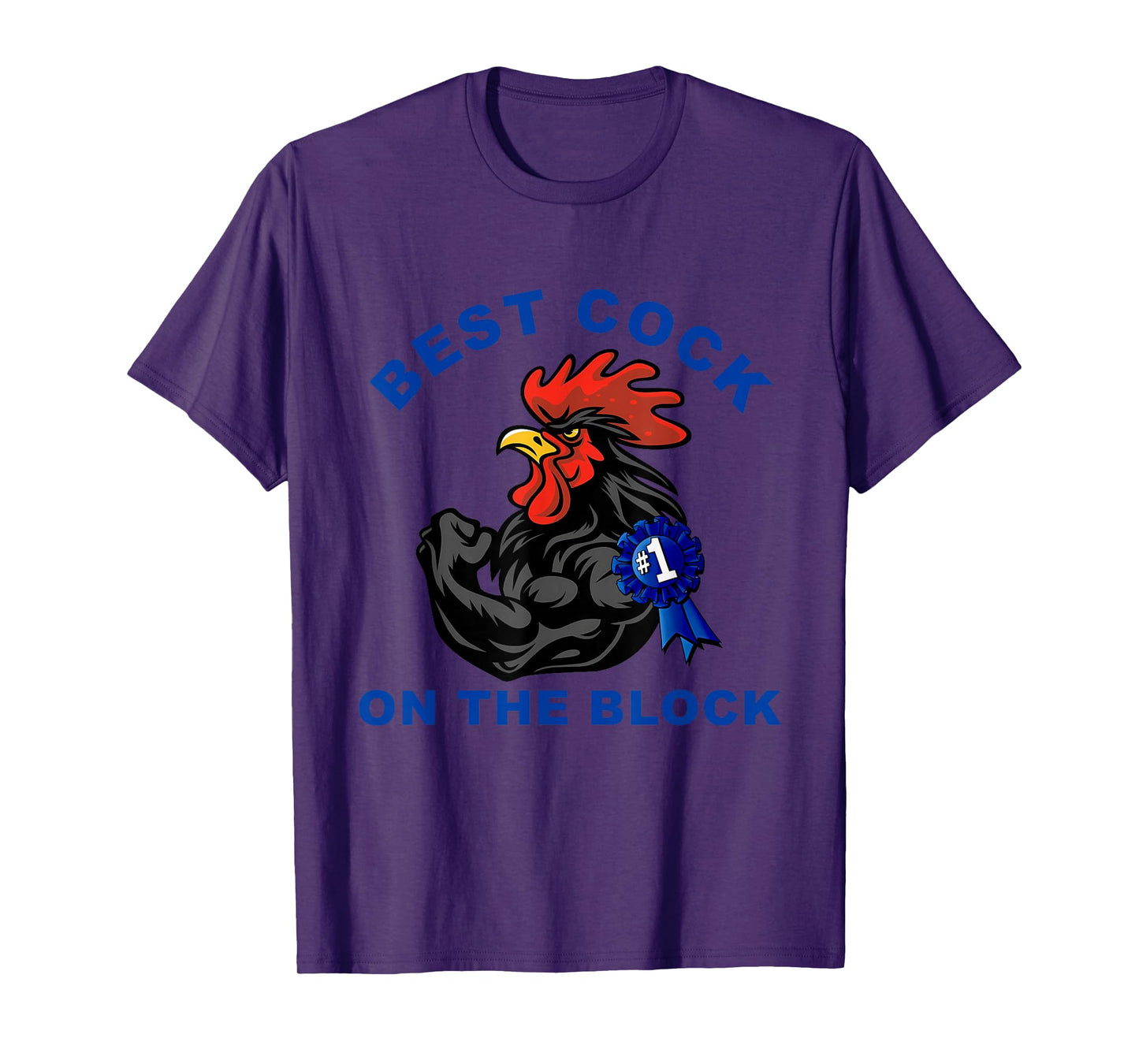 Best Cock On The Block Chicken Apparel T-Shirt