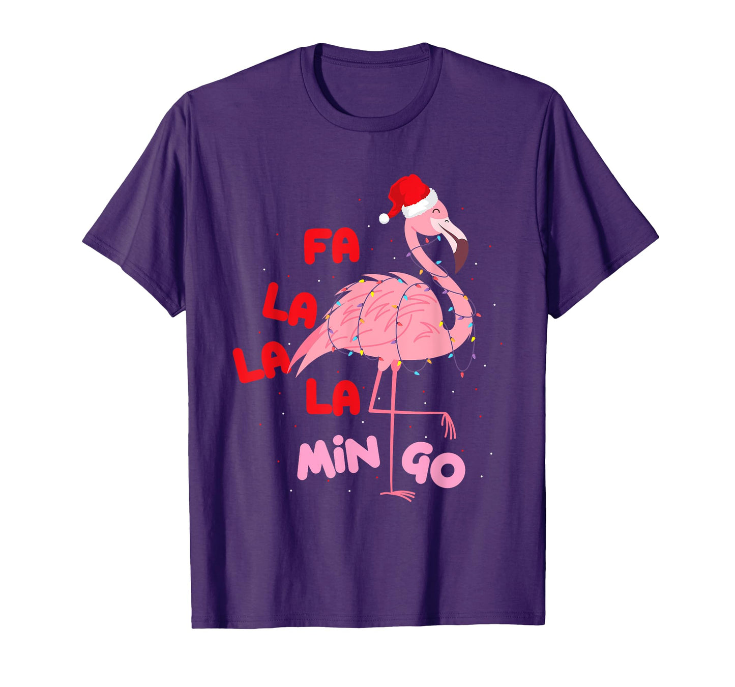 Fa La La La Mingo - Cute Flamingo Christmas Xmas T-Shirt