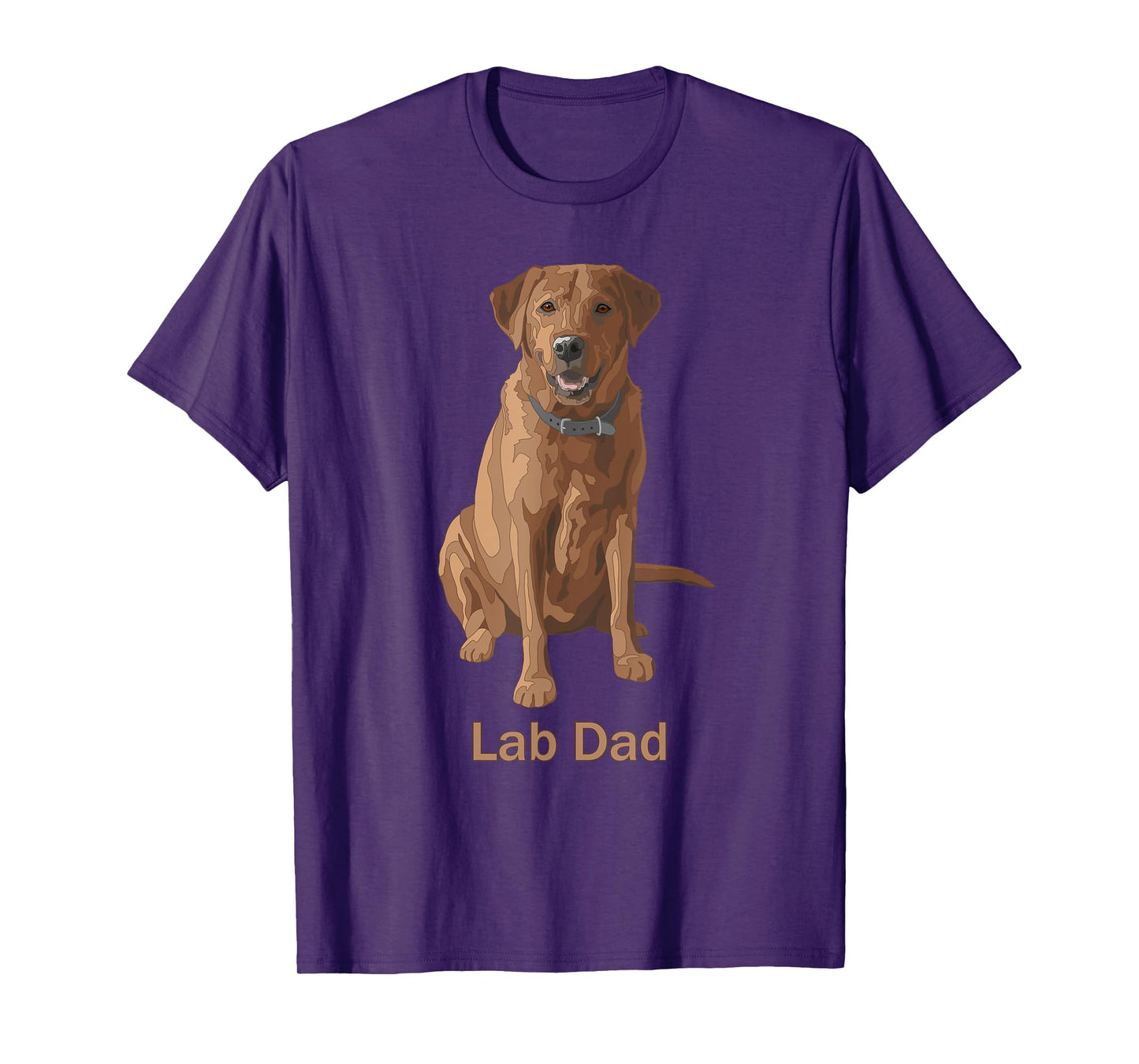 Lab Dad Fox Red Labrador Retriever Dog Lovers Gift T-Shirt