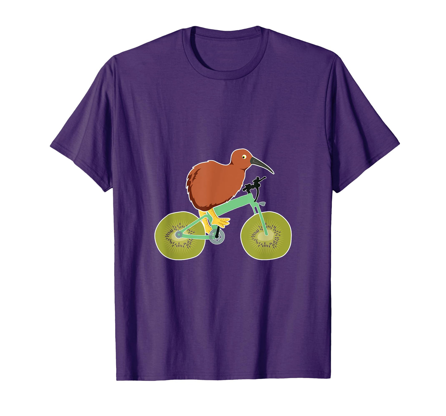 Funny Kiwi Grafik New Zealand Fruit and Bird T-Shirt