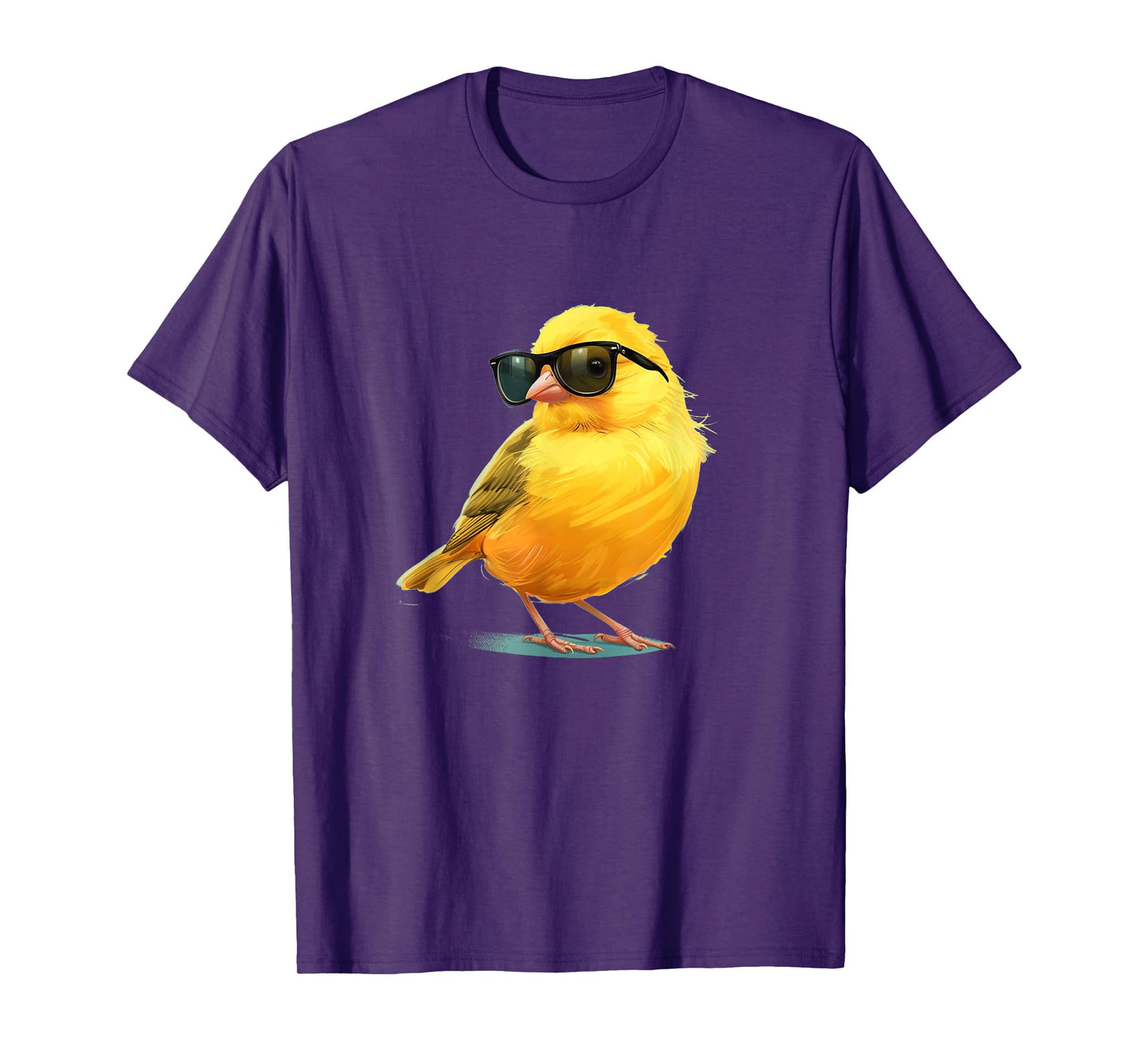 Cute yellow Bird with Sunglasses T-Shirt