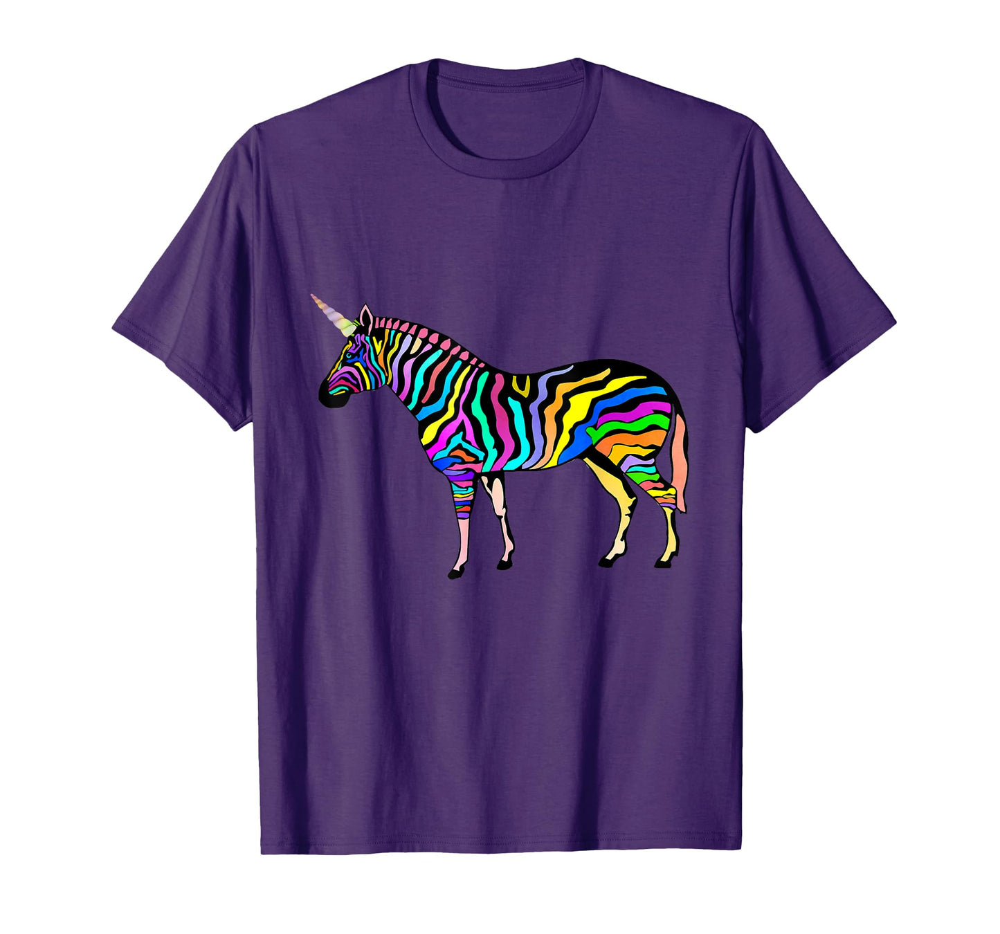 Funny Rainbow Zebra Unicorn T Shirt | Zebracorn Youth Tee T-Shirt