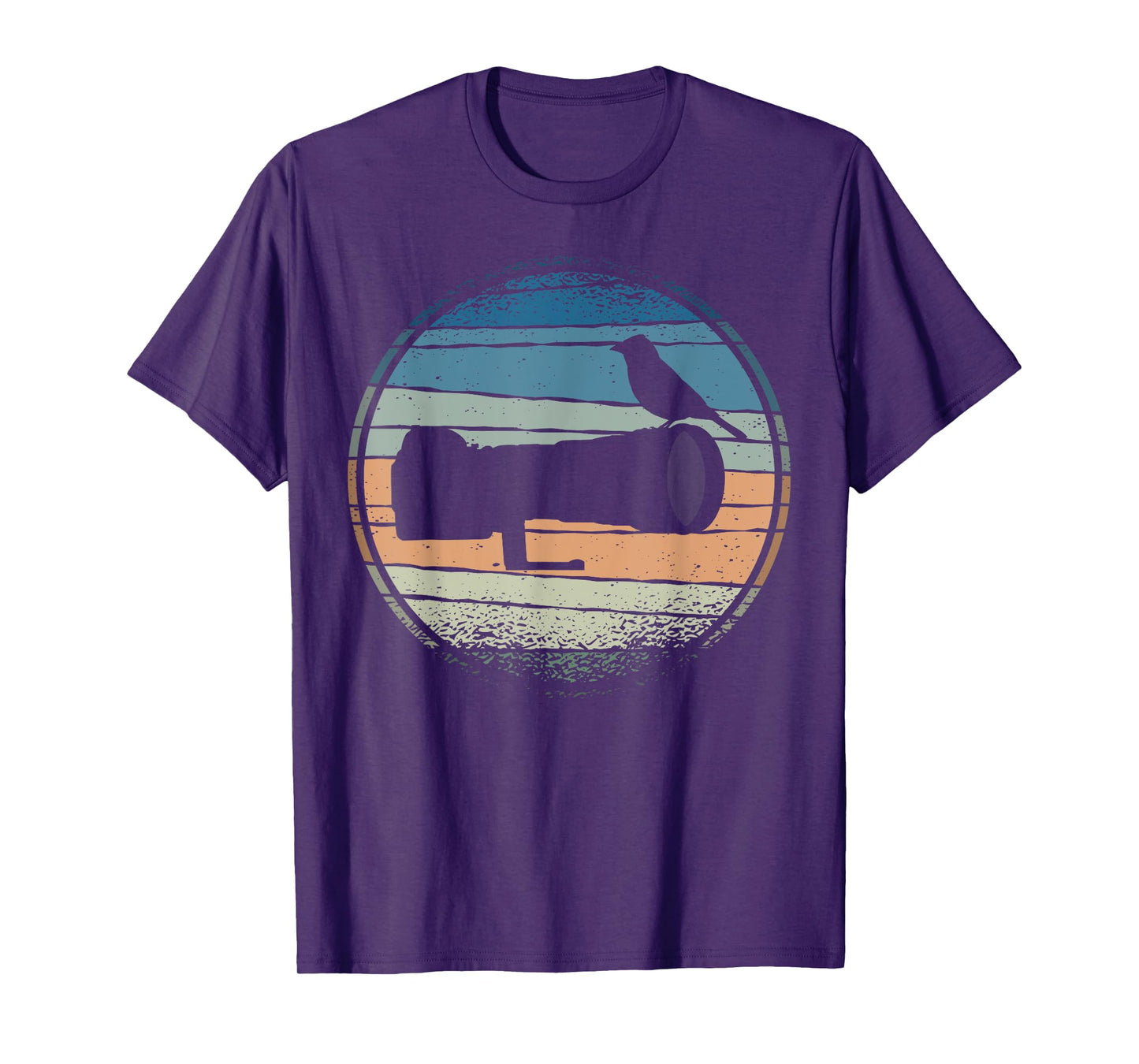 Nature Photography | Long Lens | Bird on Camera Vintage T-Shirt