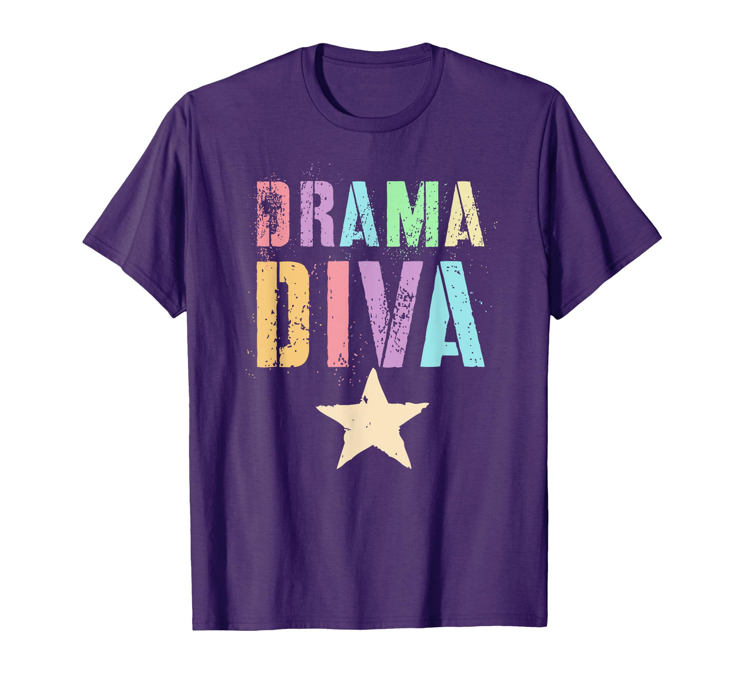 Cute DRAMA DIVA Theater Teacher School Stage Acting Play Gag T-Shirt for Men Women