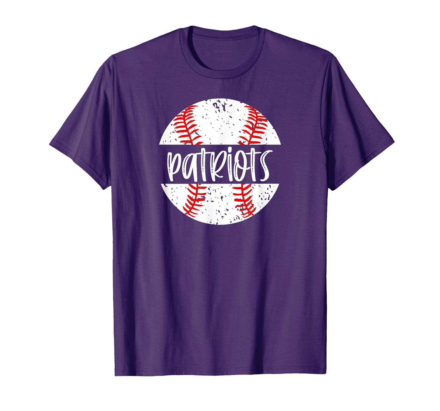 Patriots Baseball Team Mascot School Spirit Game Day T-Shirt