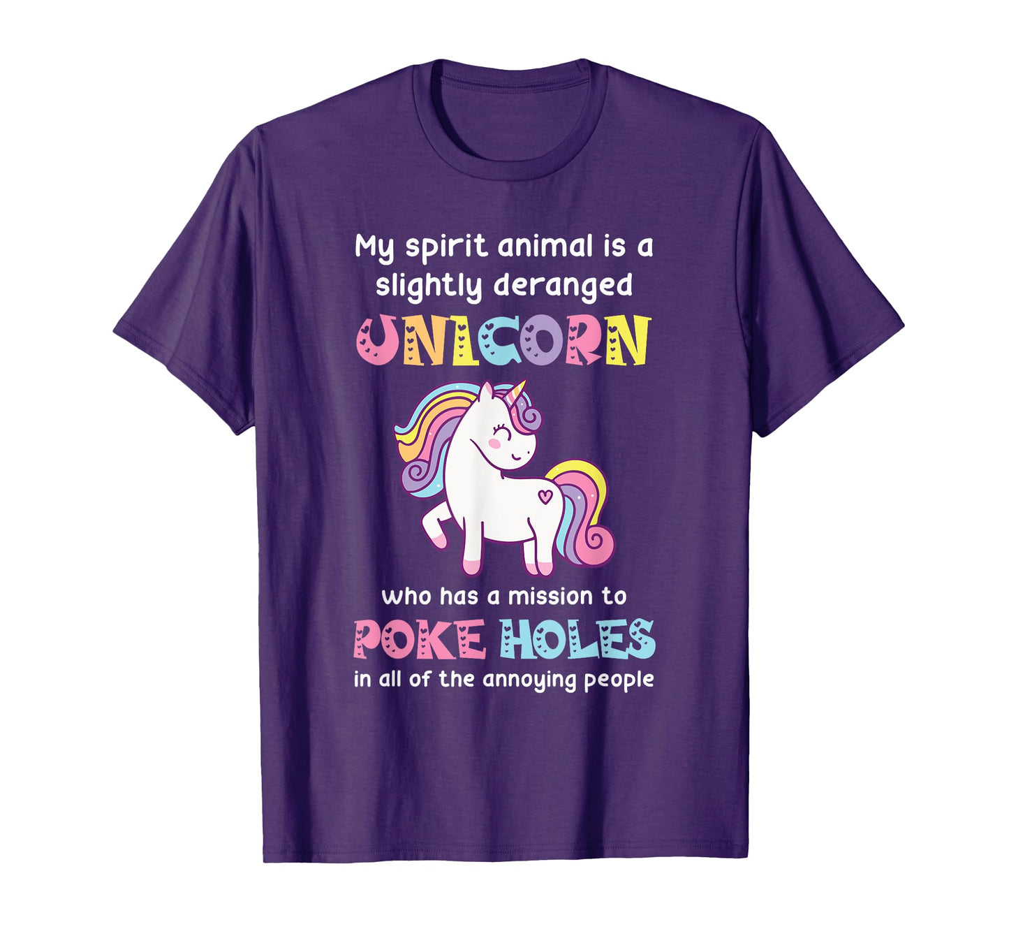 My spirit animal is a slightly deranged unicorn T-Shirt