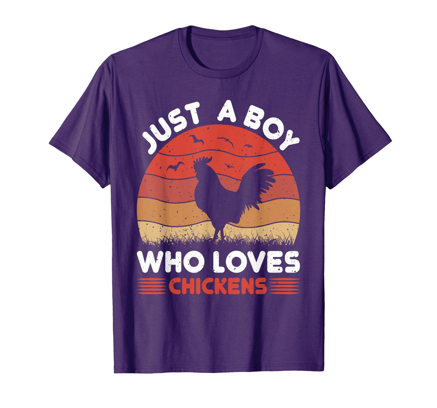 Just A Boy Who Loves Chickens T-Shirt