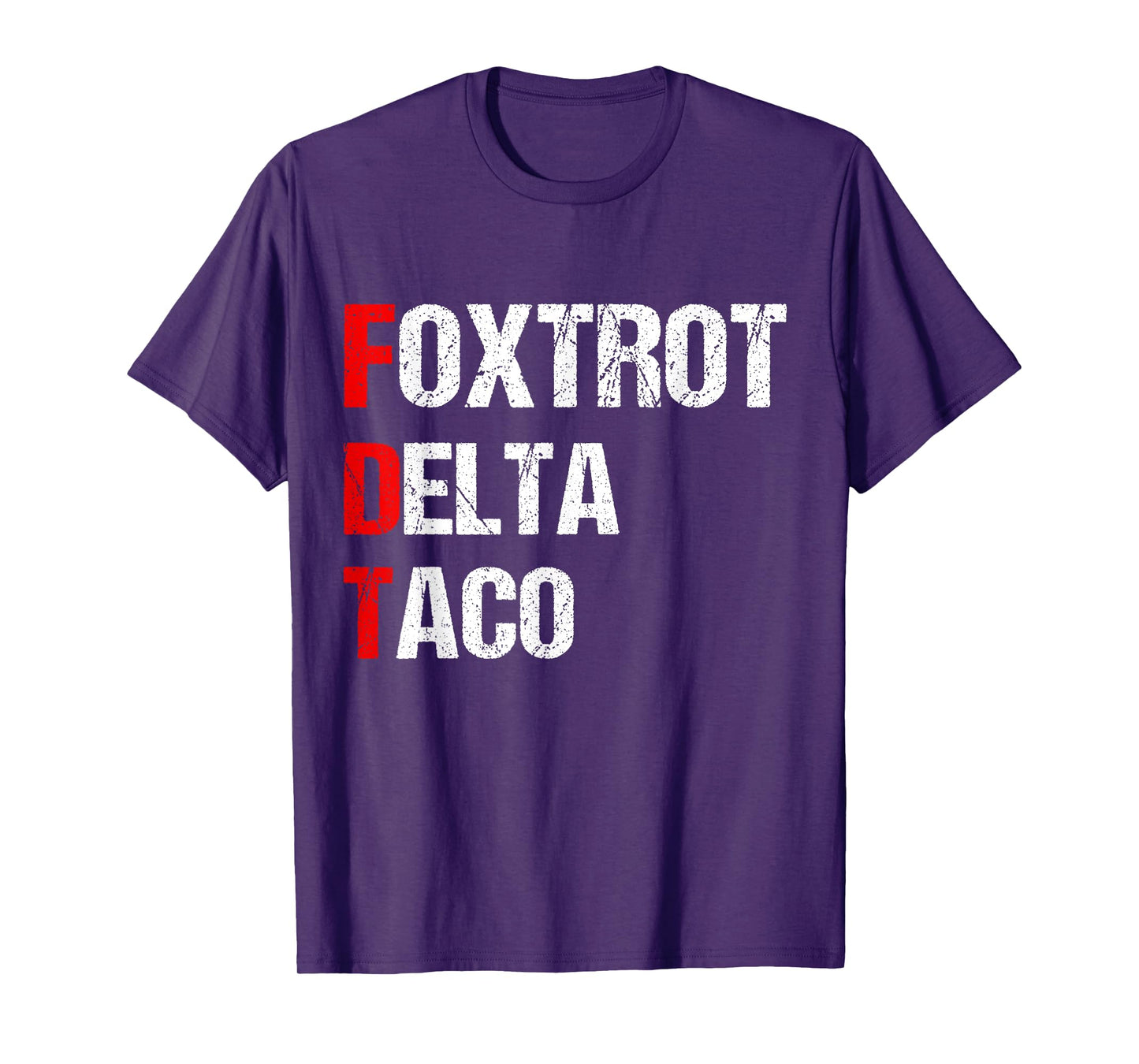 Funny Foxtrot Delta Taco, 4th of July T-Shirt
