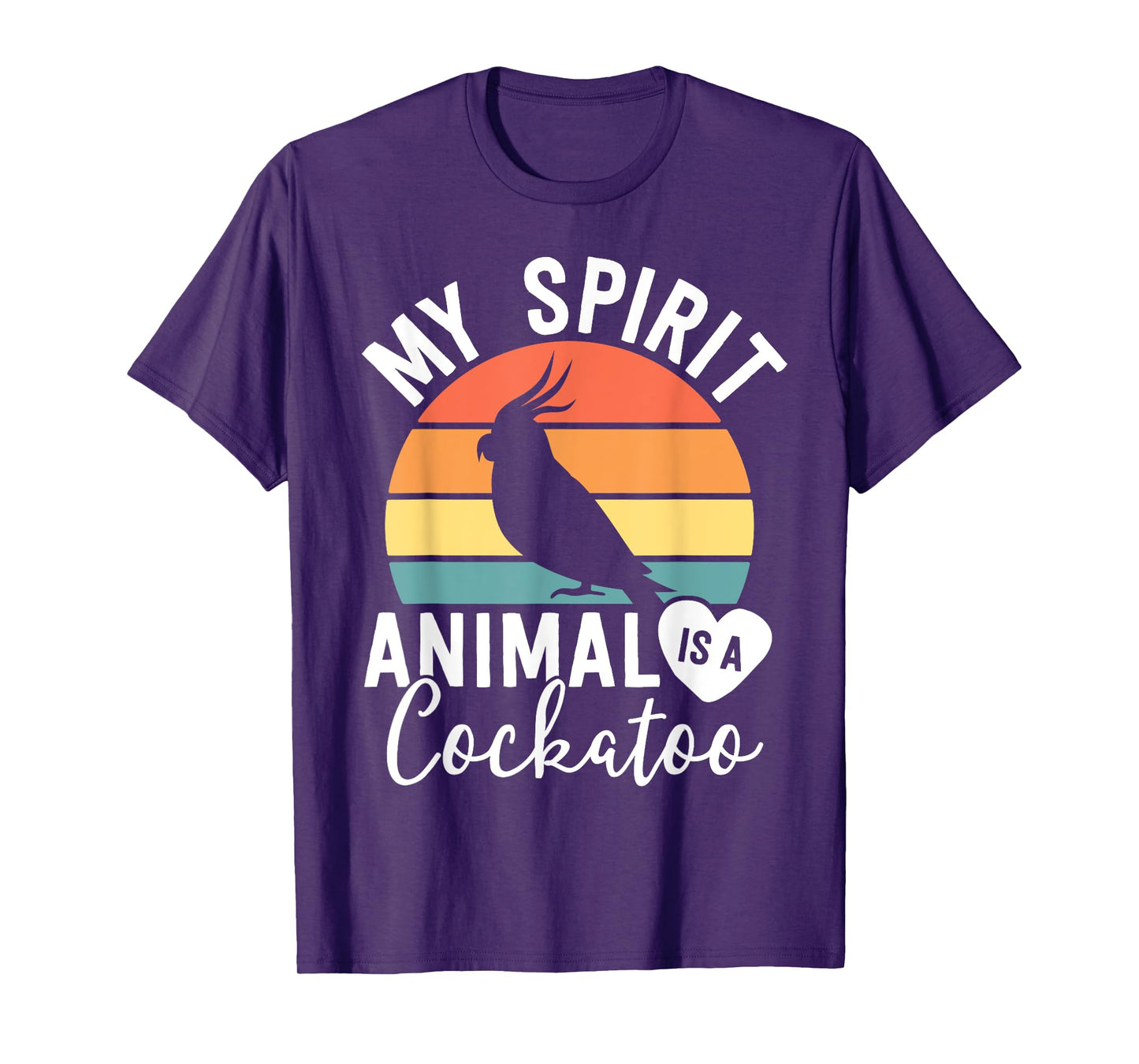 My Spirit Animal Is A Cockatoo Shirt Bird Lover Gifts Women T-Shirt