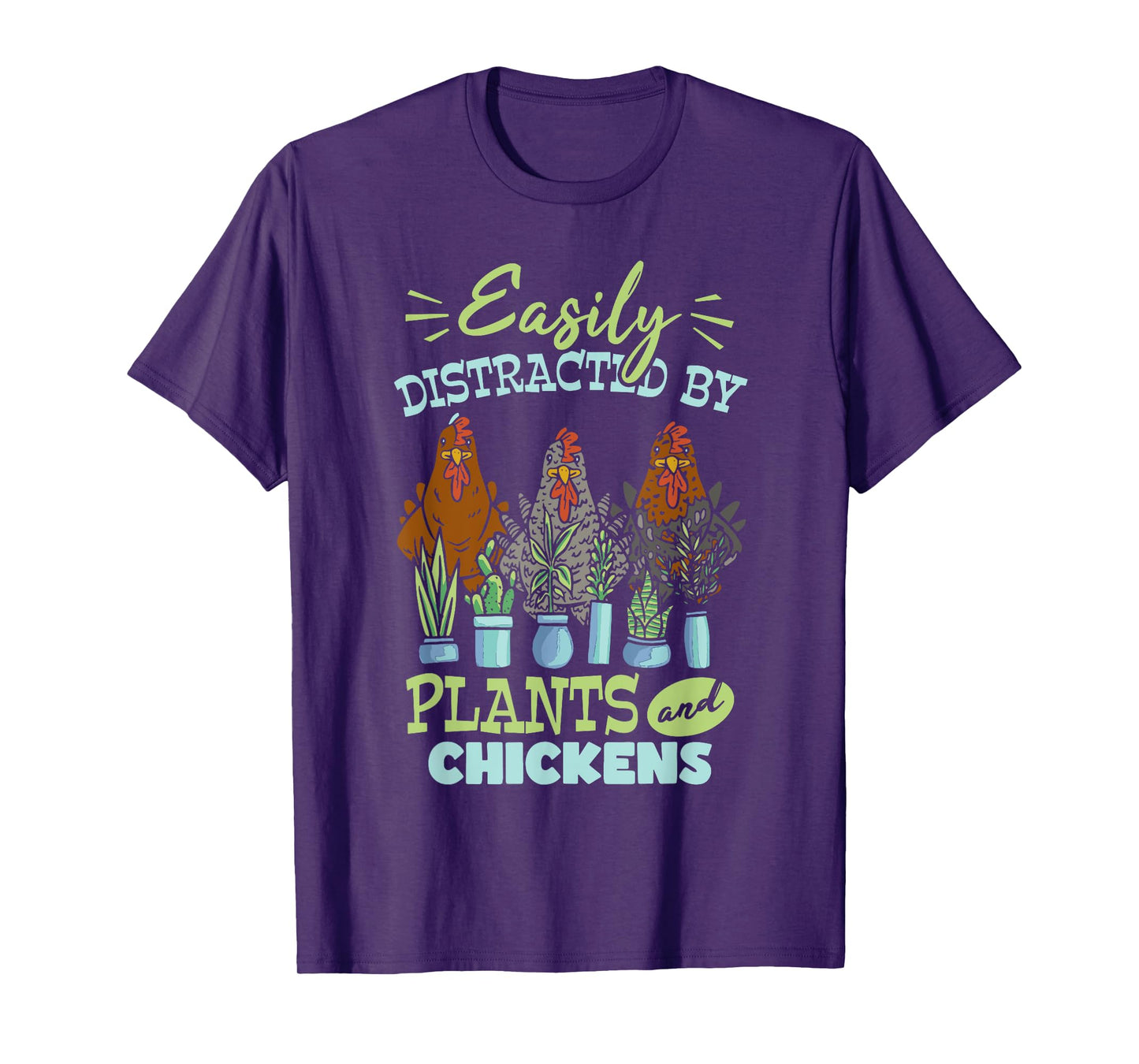 Cute Farming Gardening Plants Plant Garden Chicken T-Shirt