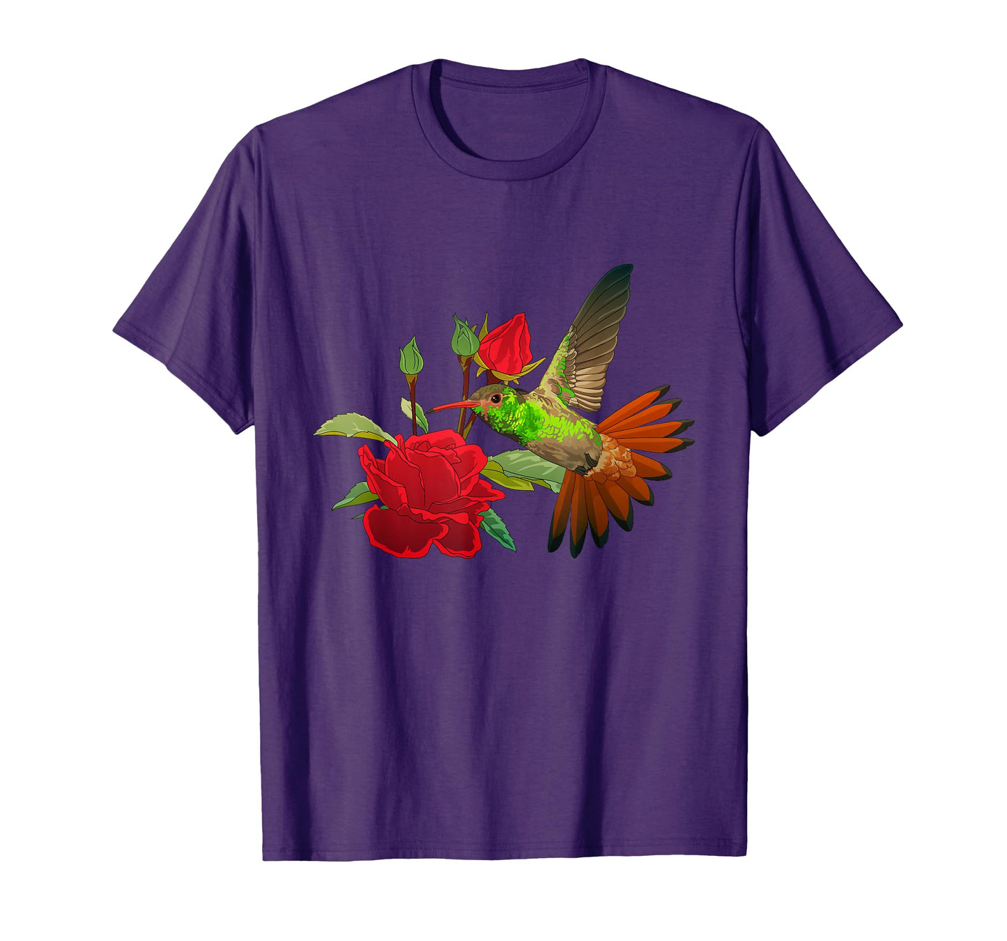 Hummingbird with flower T-Shirt