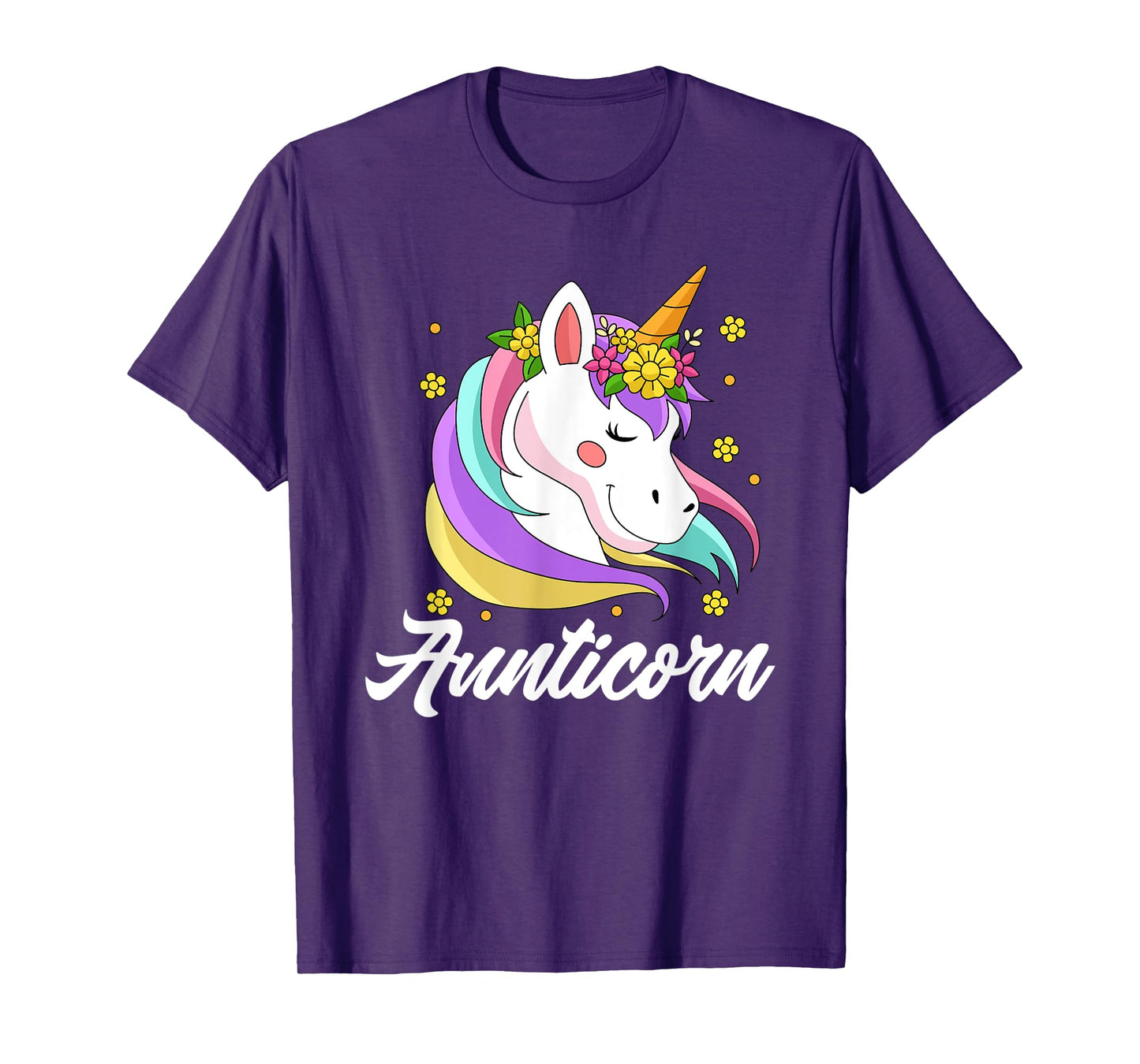 Unicorn rainbow - Aunticorn Aunt T-Shirt