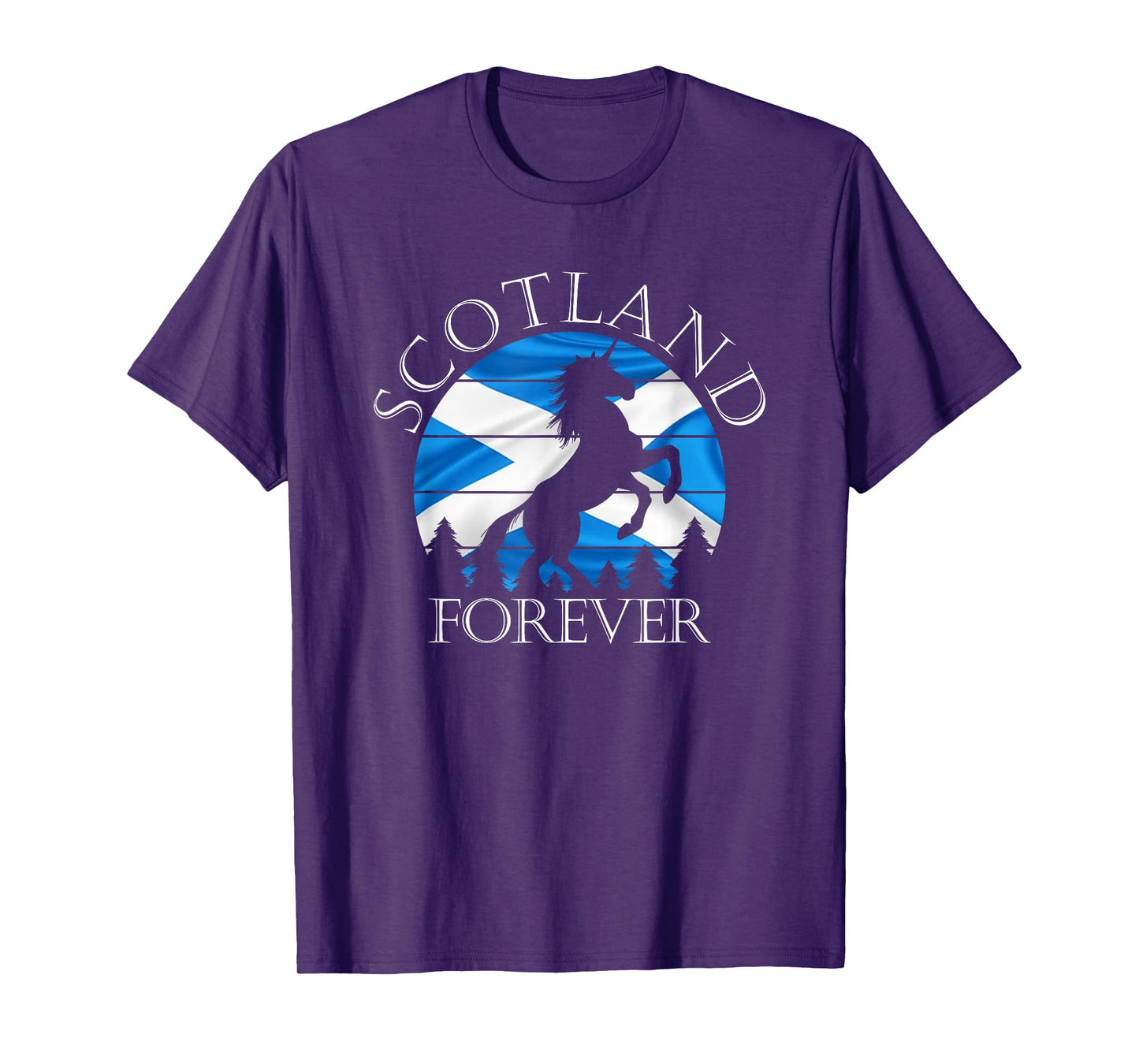 Scottish Pride Scotland Unicorn Scotland Flag Saltire T-Shirt