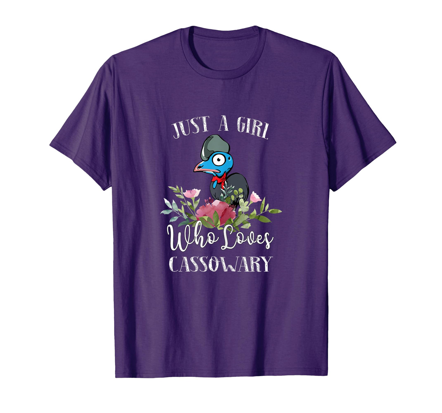 Bird Lover Just a Girl Who Loves Cassowary T-Shirt