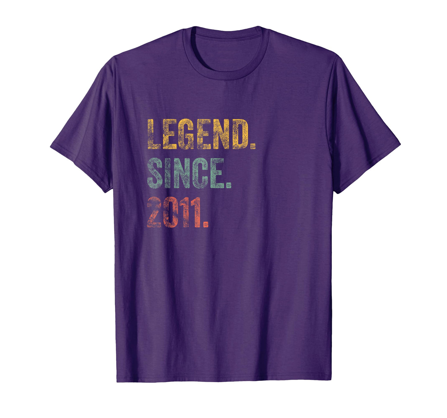 Vintage 2011 15th Birthday Legend Since 2011 T-Shirt