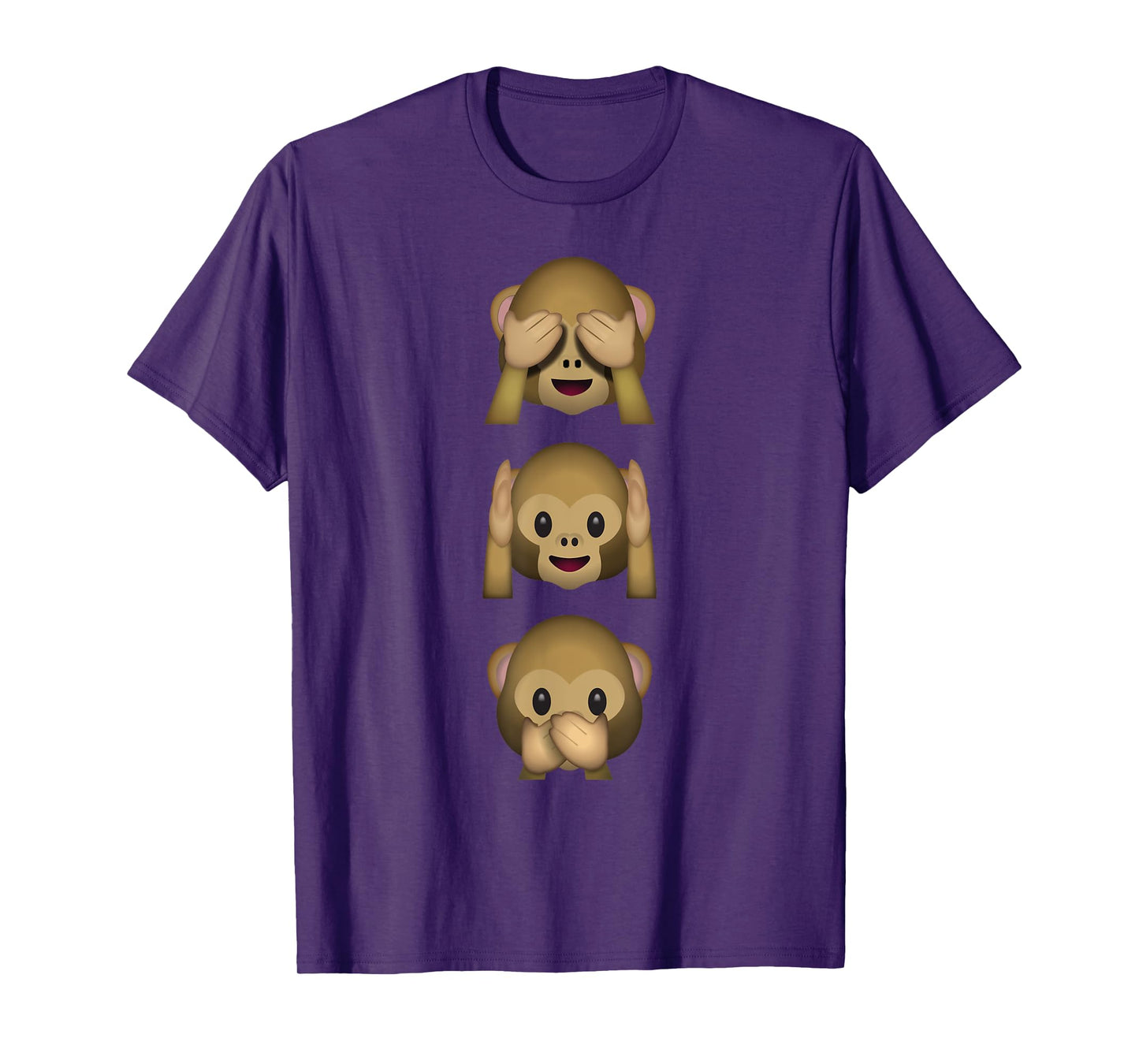 See No Evil Hear No Evil Speak No Evil 3 Wise Monkeys T-Shirt