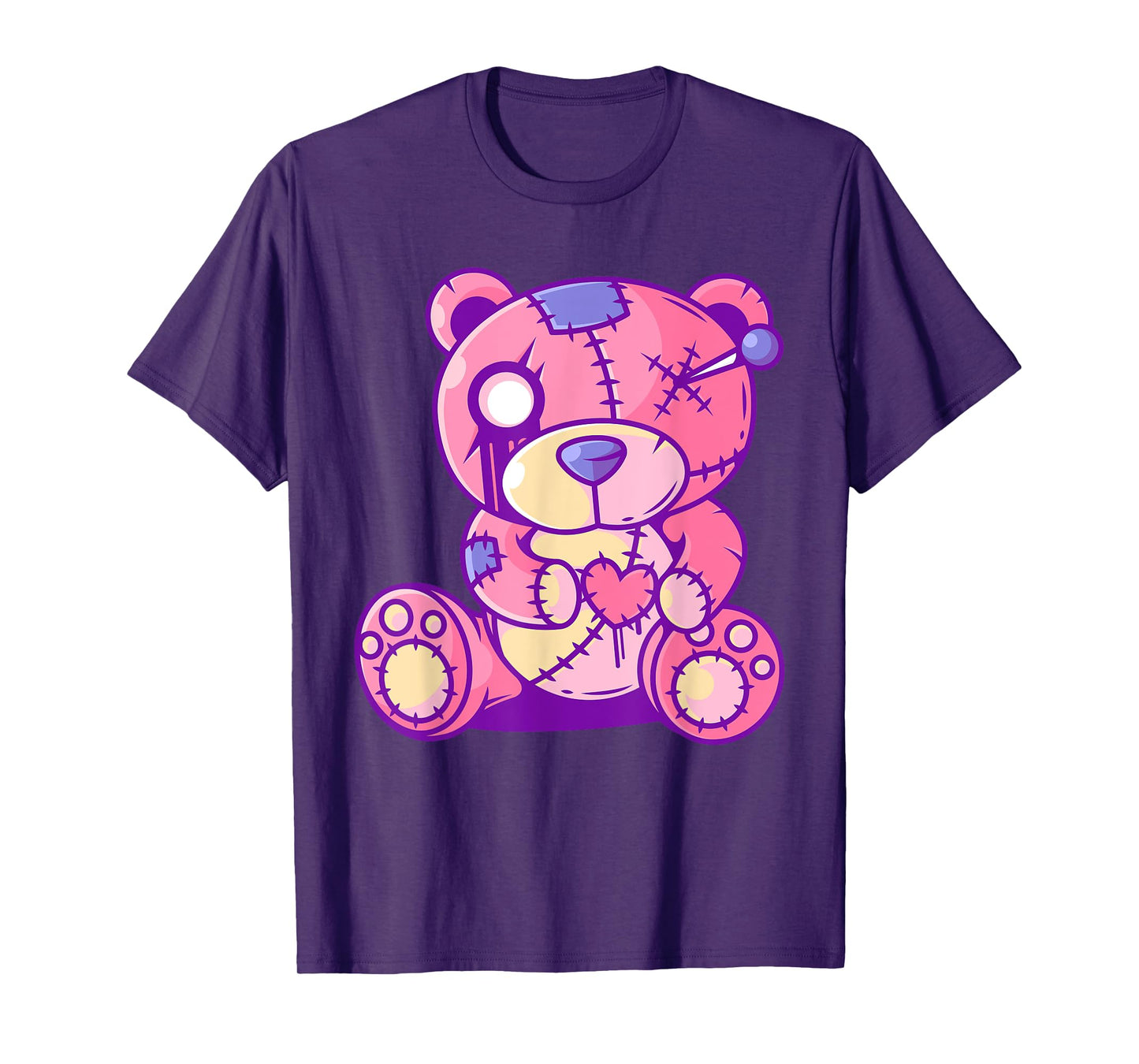 Pastel Goth Teddy Bear Japanese Anime Kawaii Menhera T-Shirt