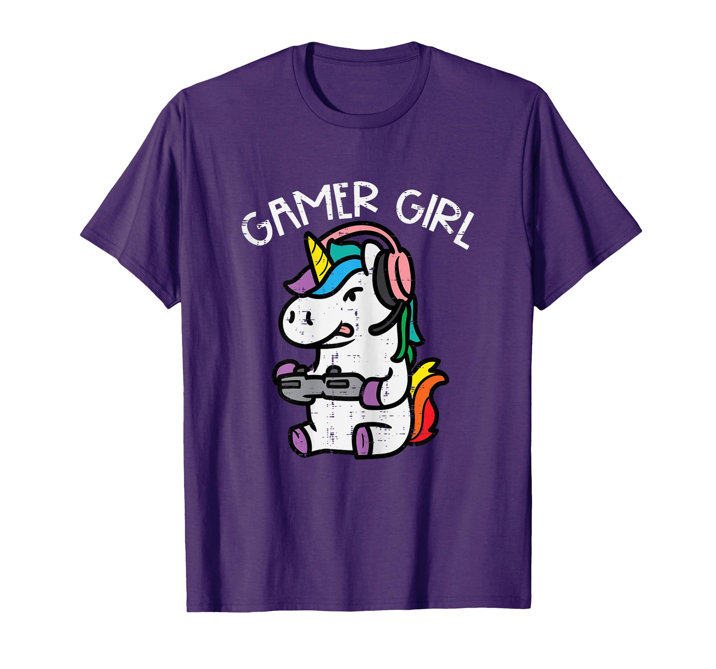 Gamer Girl Unicorn Video Gaming Women Kids Toddler Youth T-Shirt