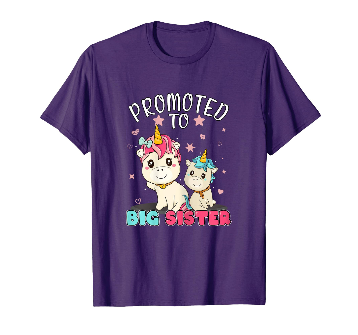 Promoted To Big Sister Unicorn Soon To Be A Big Sister T-Shirt