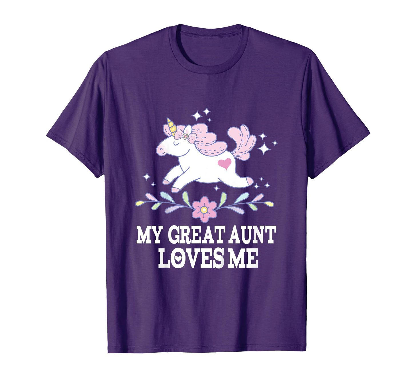 My Great Aunt Loves Me Grand Niece Unicorn T-Shirt