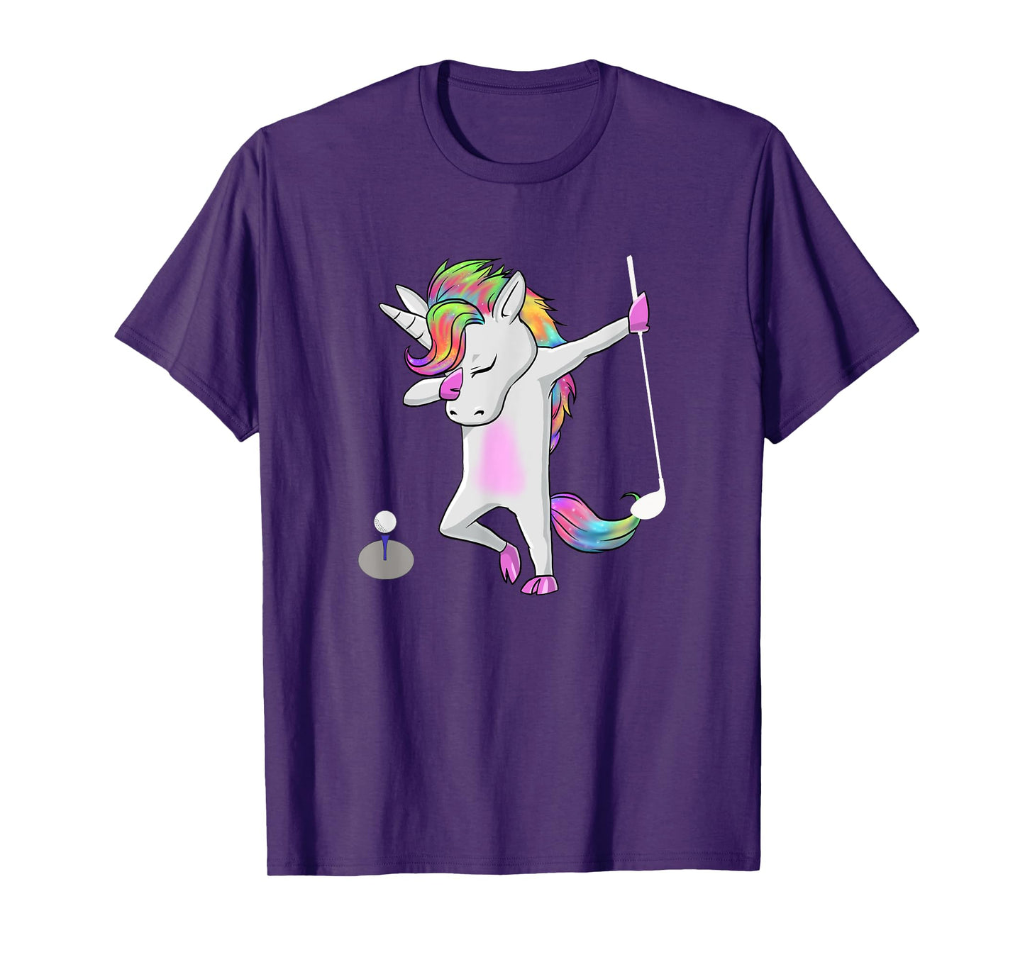 Golf Dabbing Unicorn Funny Dab Dance T-shirt Funny Gift T-Shirt